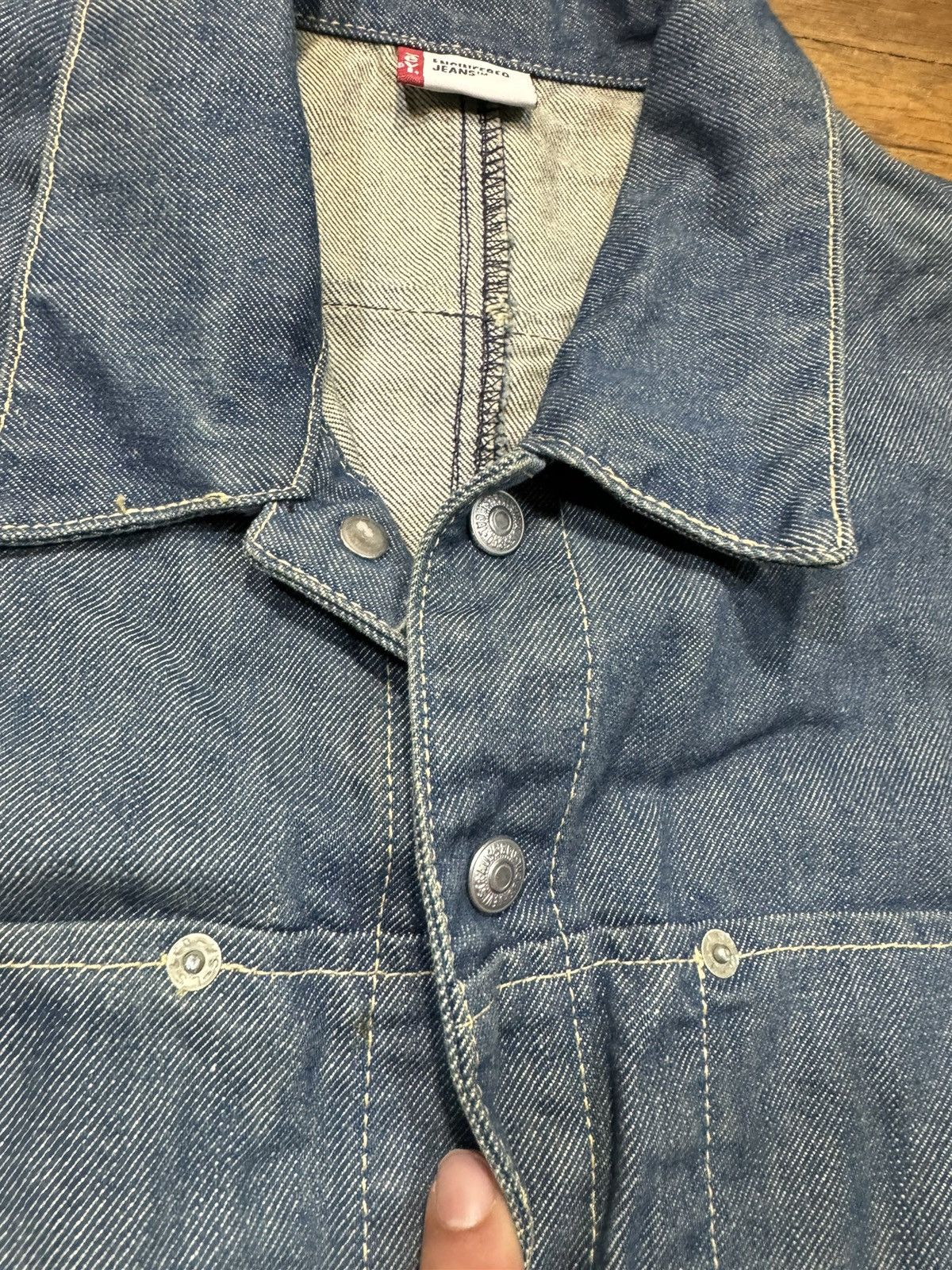 Levi's × Levi's Vintage Clothing × Vintage Vintage Levi’s Engineered Denim Chore Jacket Size US XL / EU 56 / 4 - 5 Thumbnail