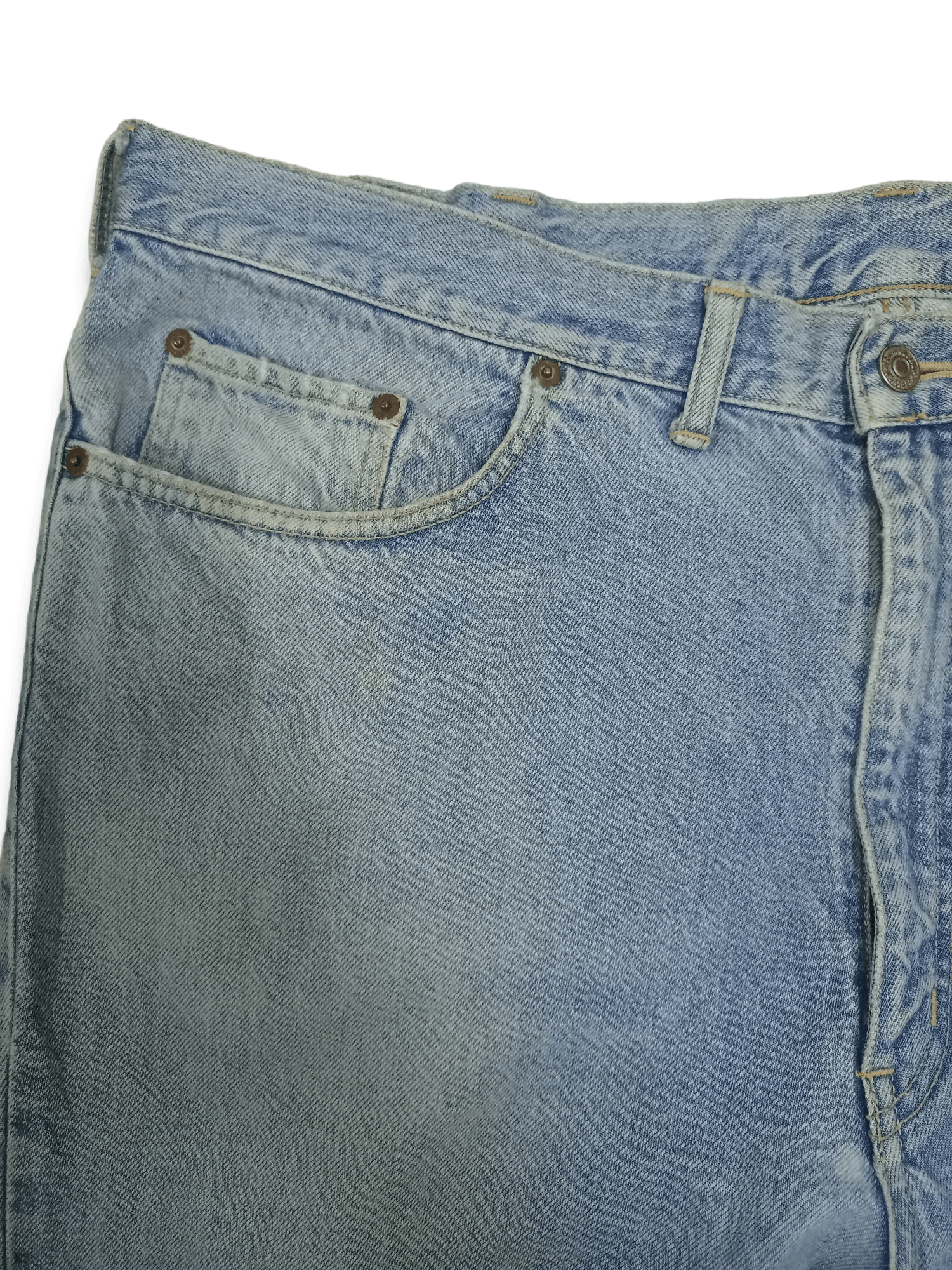 Edwin × Japanese Brand Vintage Edwin US Classic Baggy Patchwork Jeans Size US 41 - 4 Thumbnail
