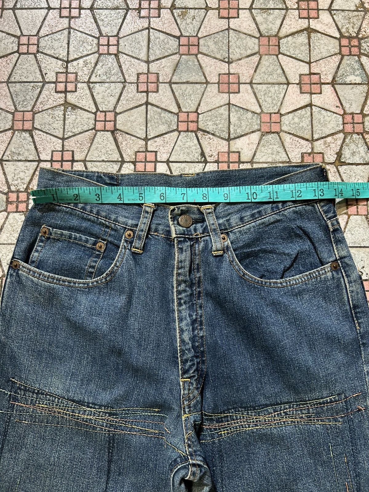 Hysteric Glamour Hysteric Glamour Patchwork Kinky Jeans Size US 27 - 15 Thumbnail