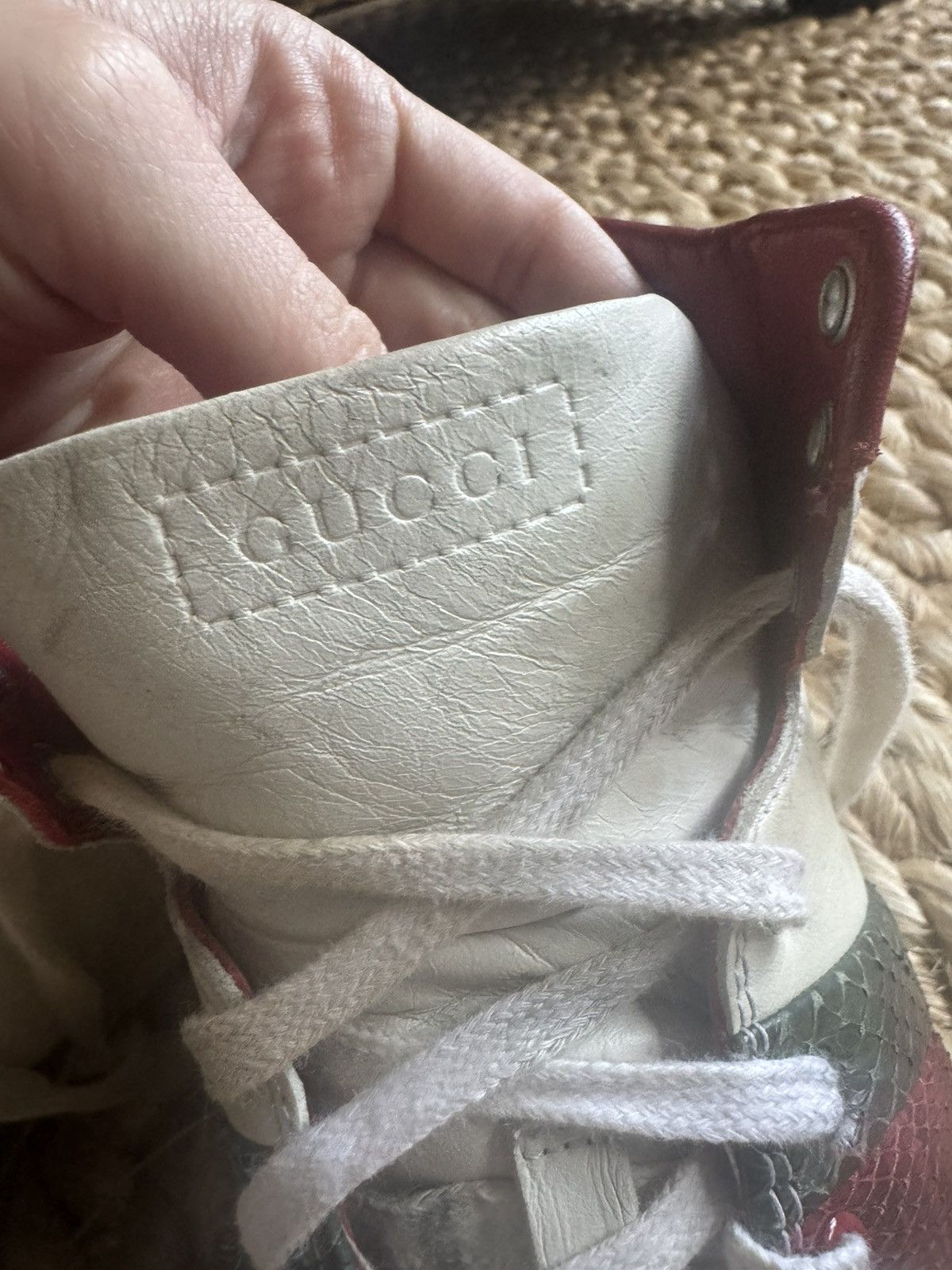 Gucci Vintage Gucci High-Top Sneakers Size US 7.5 / IT 37.5 - 5 Thumbnail