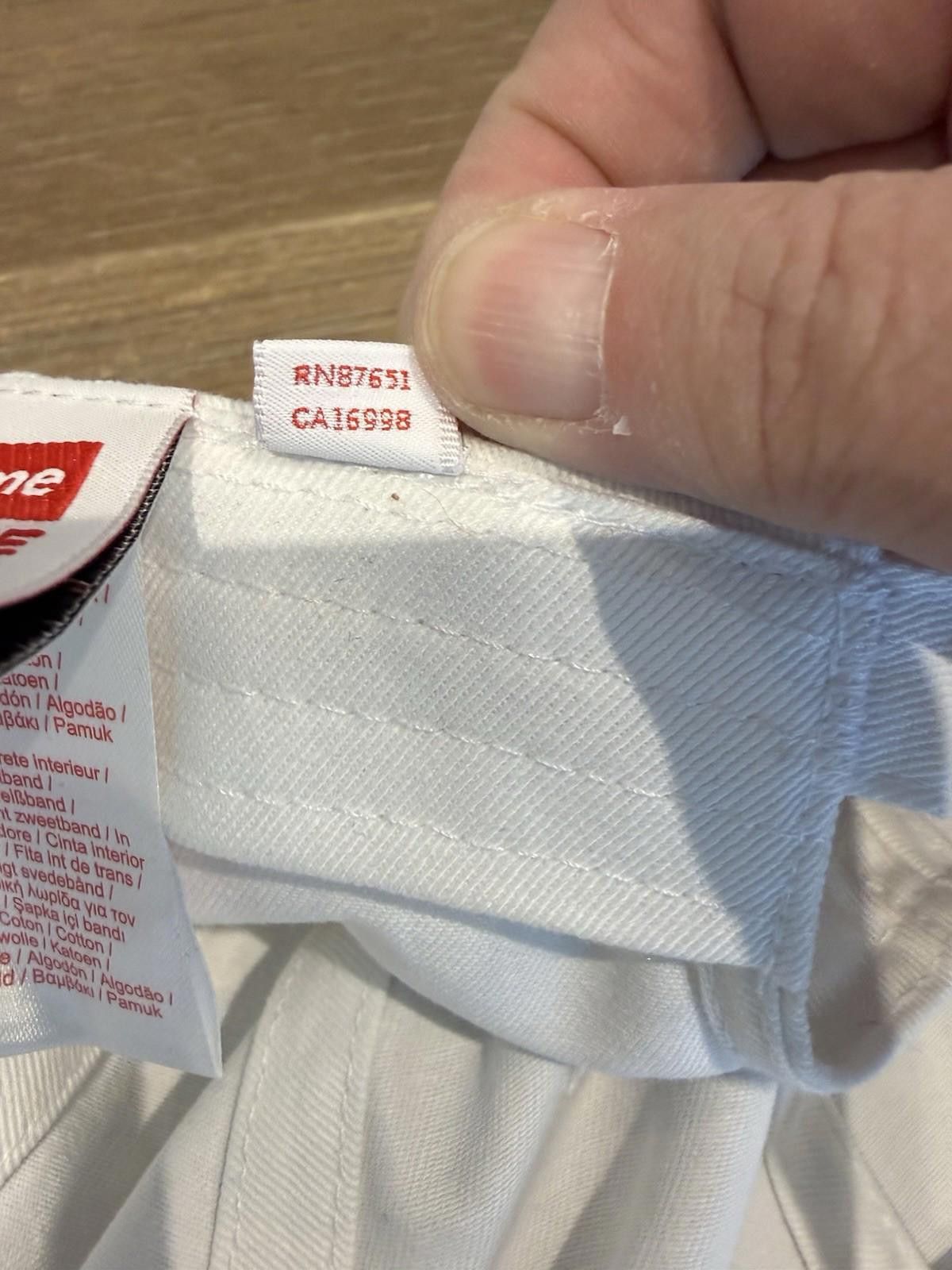 Supreme Supreme Lacoste 6-panel Hat White SS18 Size ONE SIZE - 7 Thumbnail