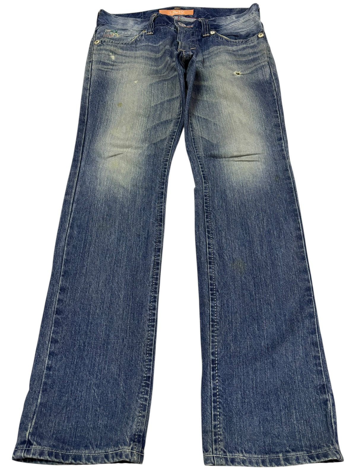 Edwin Vtg Edwin XV Japan Distressed Jeans Size US 32 / EU 48 - 1 Thumbnail