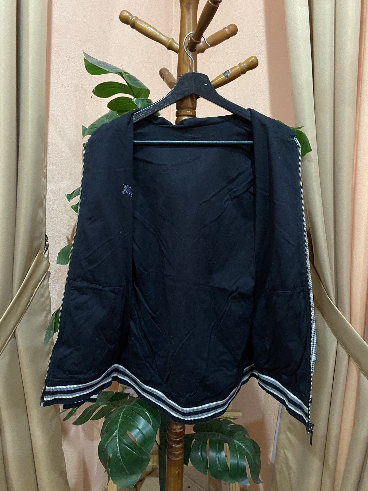 Burberry Authentic Burberry Black and White Gingham Jacket Size US S / EU 44-46 / 1 - 5 Thumbnail