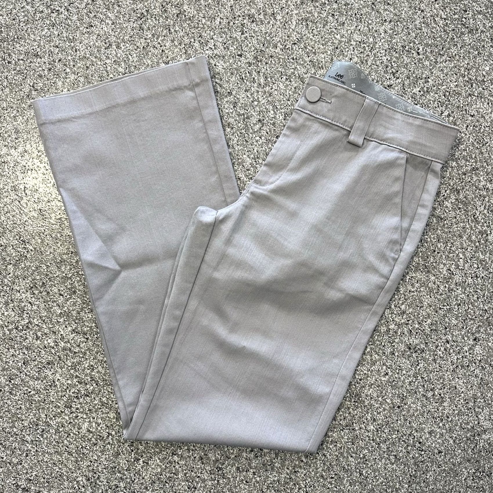 Lee Lee Pants Womens 6 30x32 Mid Rise Straight Trousers Grey Lee Size 28" / US 6 / IT 42 - 2 Thumbnail