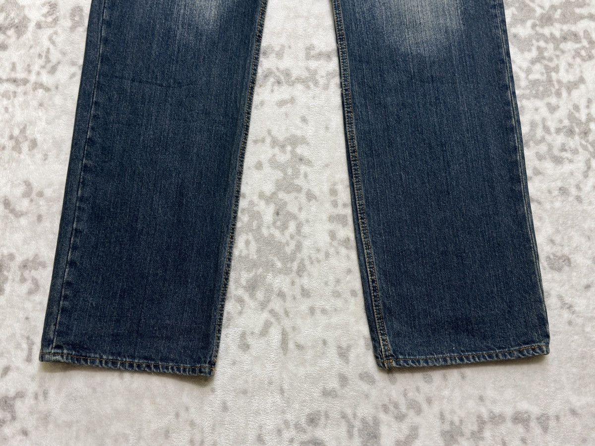 Karakuri Tamashii Bouten Shoten Phoenix Embroidered Straight Fit Denim Jeans Size US 31 - 7 Thumbnail