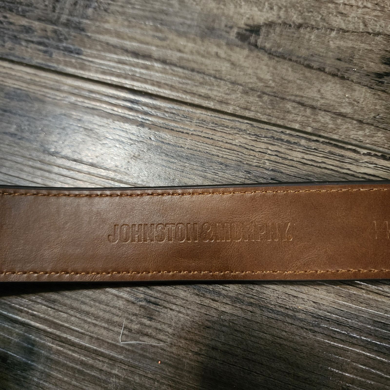 Johnston & Murphy Johnston & Murphy brown suede belt size 44 D Size 44 - 5 Thumbnail