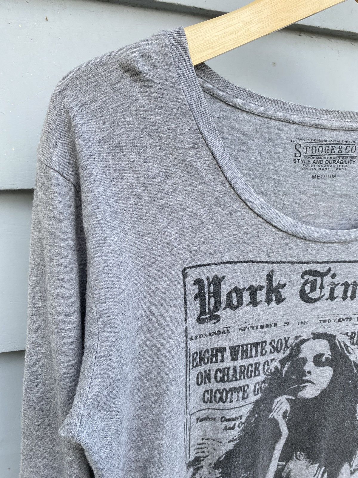 Japanese Brand Chimney Stack Hysteric Glamour Style Newspaper Longsleeves Size US M / EU 48-50 / 2 - 4 Thumbnail