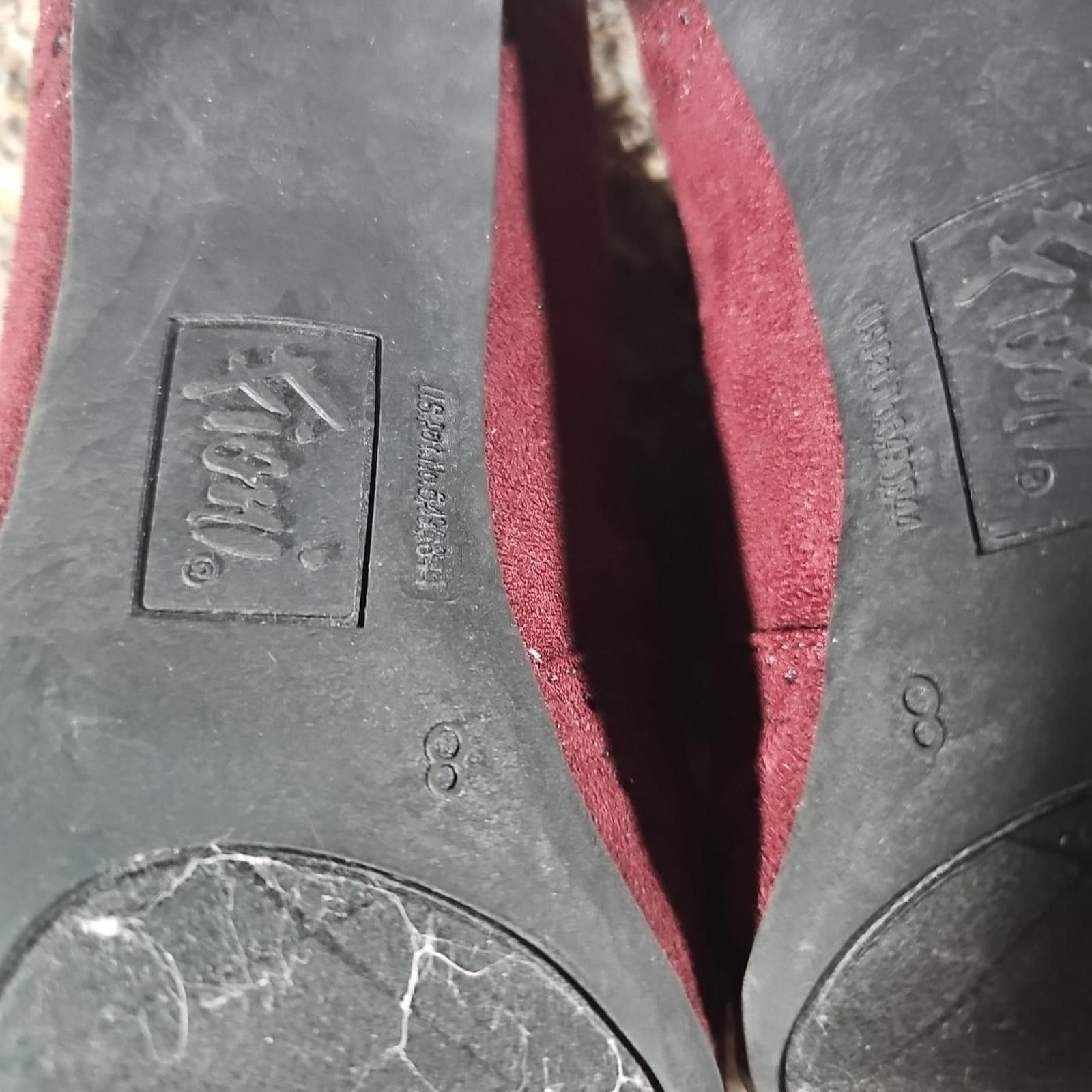 Finisterre fioni Burgundy wingtip heels sz 8 Size US 8 / IT 38 - 9 Thumbnail