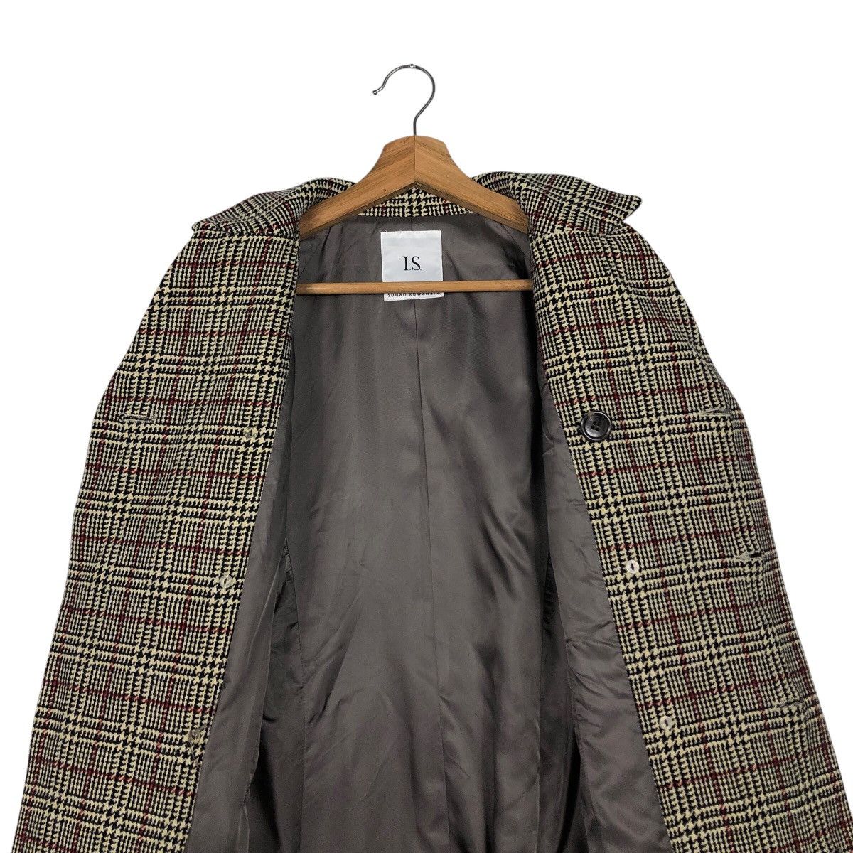 Issey Miyake 📌Vintage Long Jacket Double Breast IS Sunao Kuwahara Japan Size US M / EU 48-50 / 2 - 16 Thumbnail