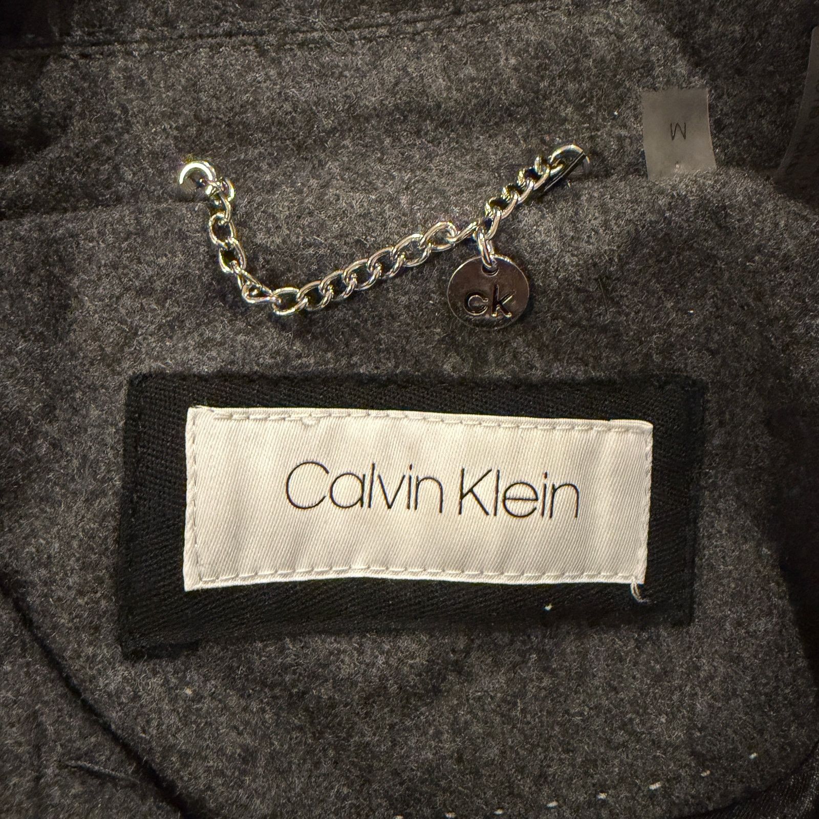 Calvin Klein Calvin Klein Wool Gray Trench Coat Womens M Old Money Size M / US 6-8 / IT 42-44 - 3 Thumbnail