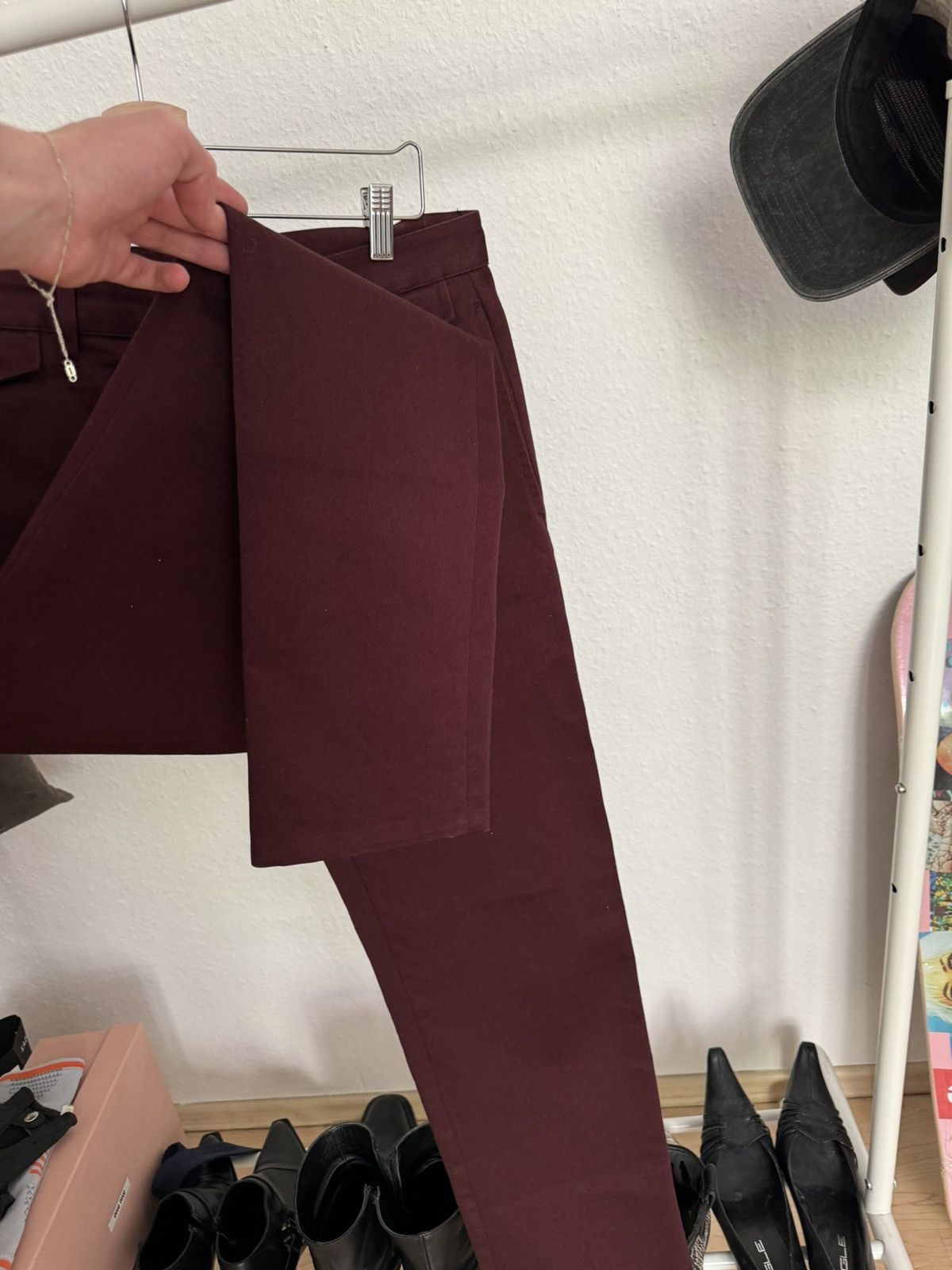Vivienne Westwood Vivienne Westwood Pants in Burgundy Size US 34 / EU 50 - 5 Thumbnail