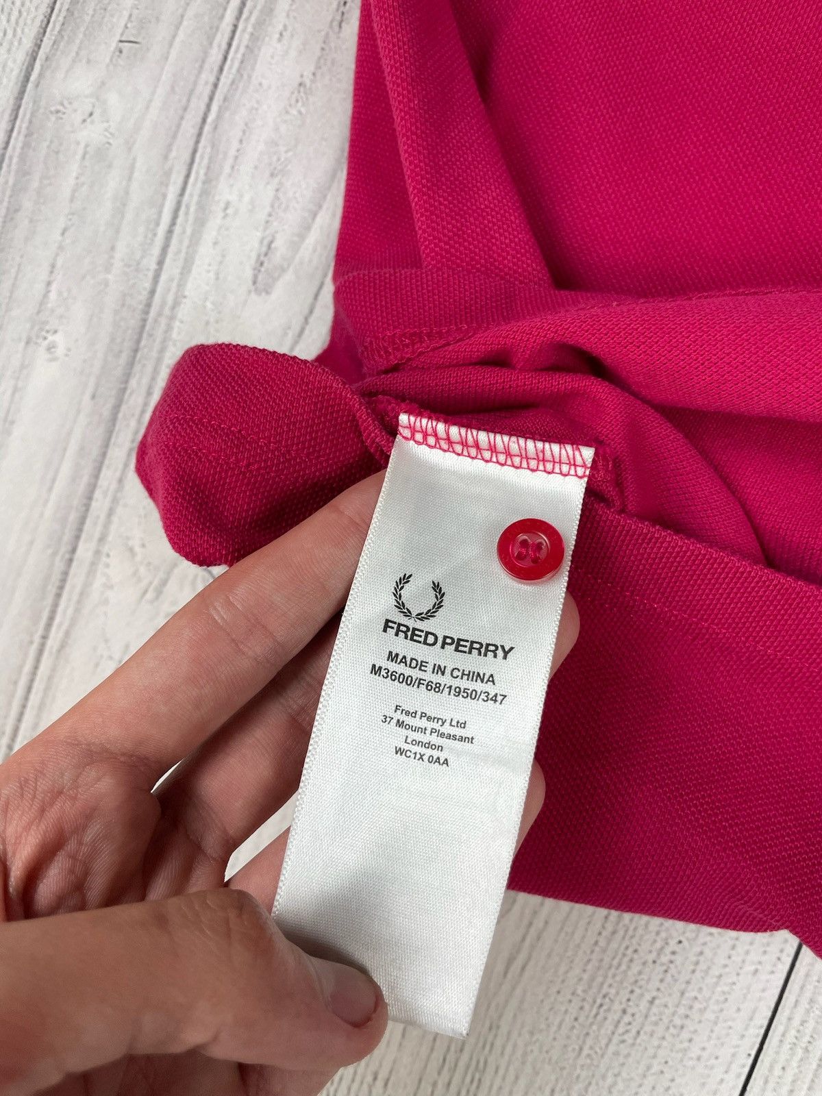 Fred Perry Vintage Fred Perry polo pink size XL rare Size US XL / EU 56 / 4 - 4 Thumbnail