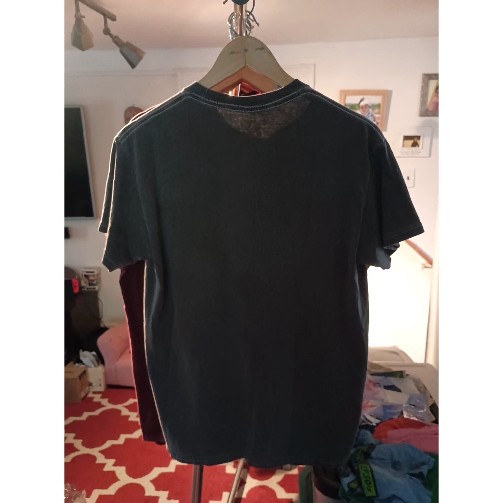 David Bowie Aladdin Sane T Shirt Men M Gray Tee