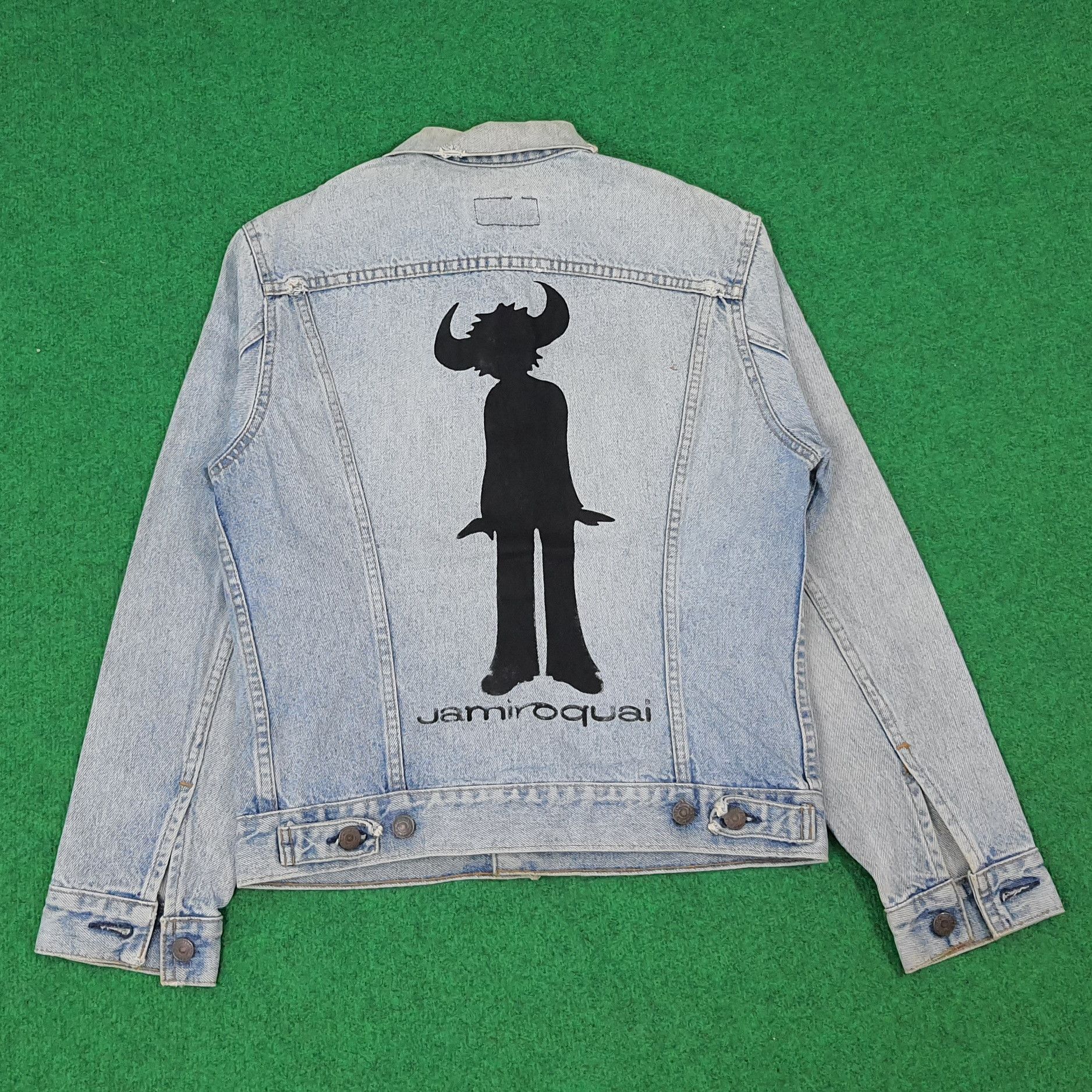 Levi's Vintage 90s Levi's Custom Jamiroquai Logo Denim C277N2 Size US S / EU 44-46 / 1 - 1 Thumbnail