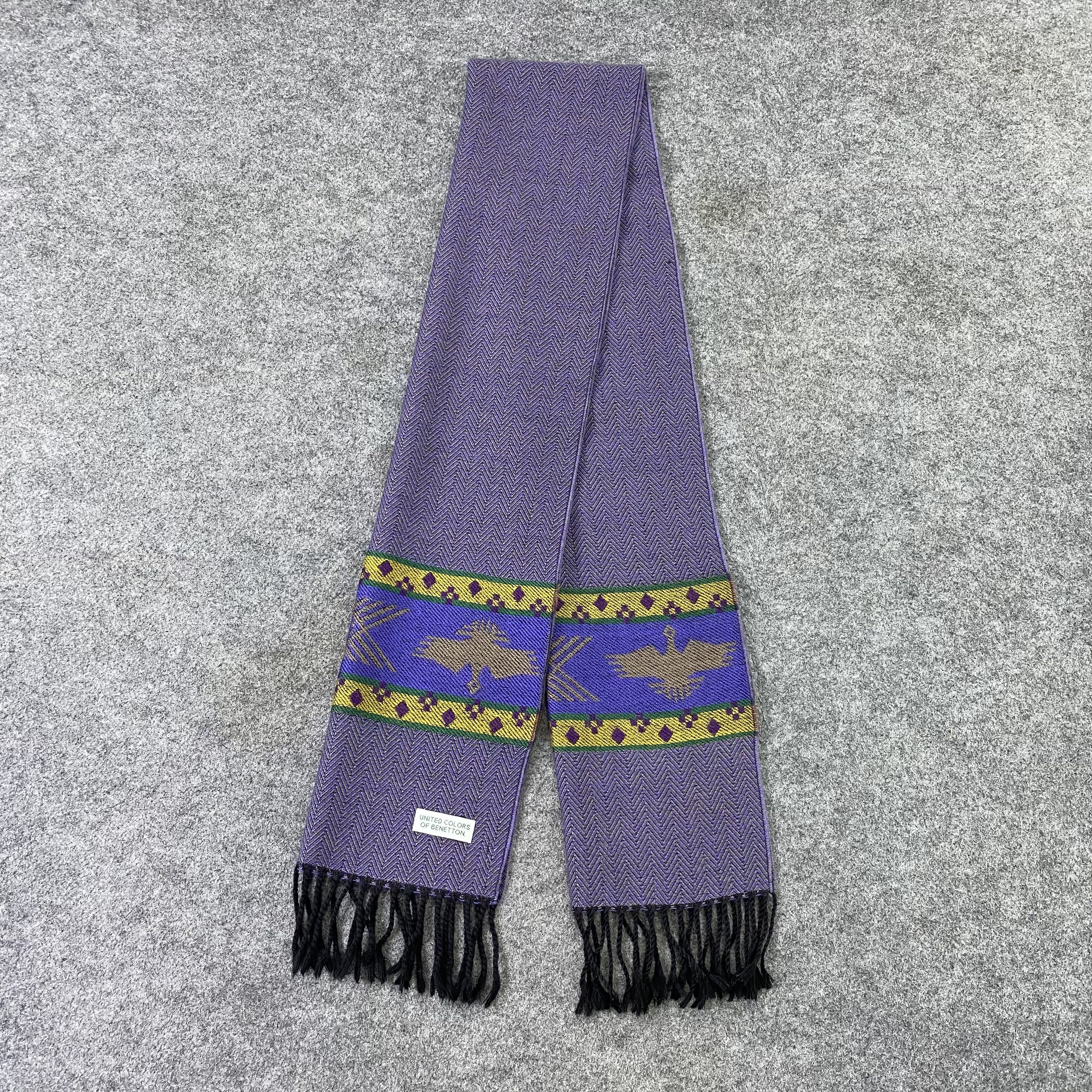 United Colors Of Benetton United Colors Of Benetton Wool Scarf/Muffler/Neckwear-T1272 Size ONE SIZE - 4 Thumbnail