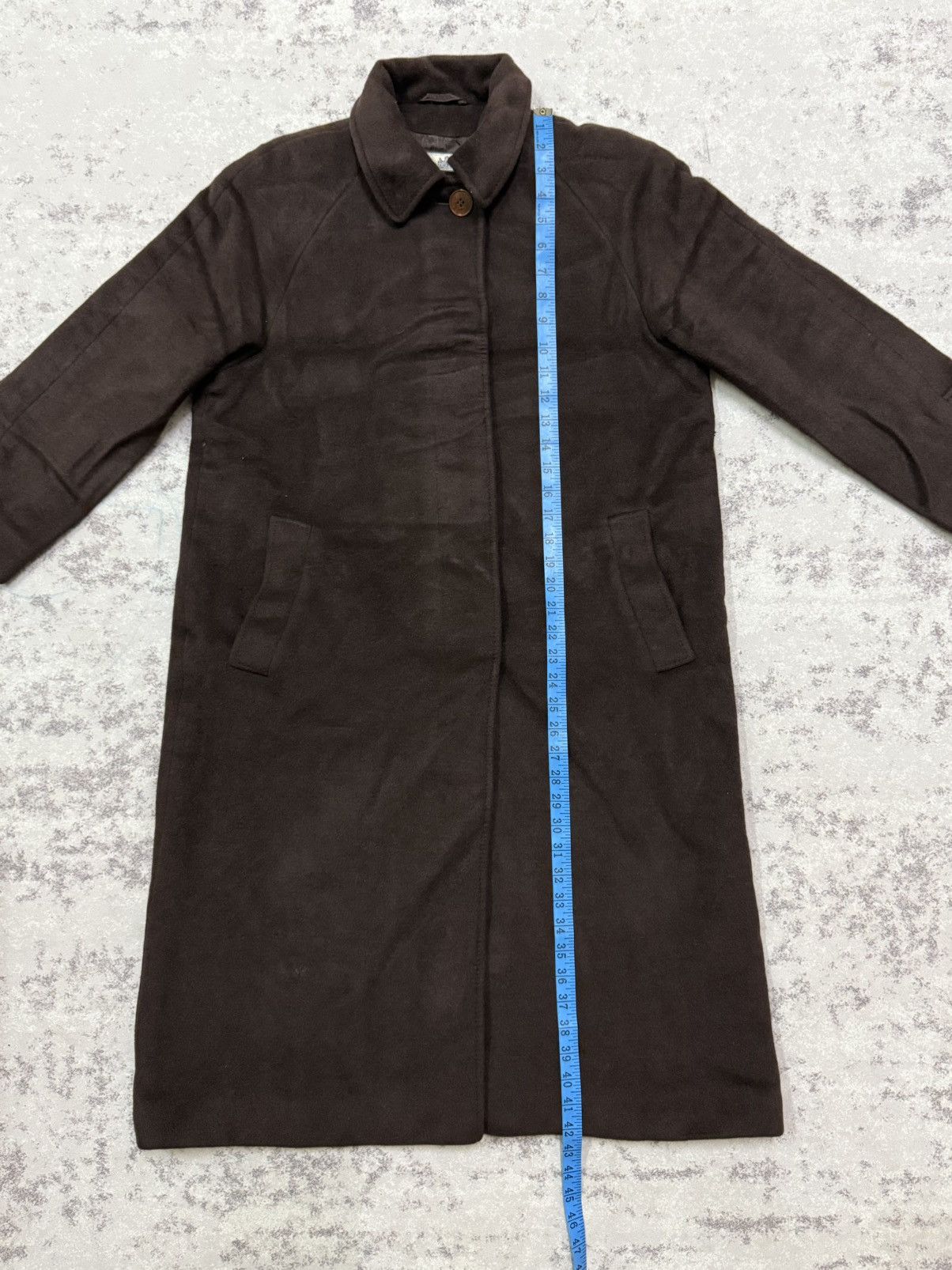Aquascutum Aquascutum Made In England Wool Long Coat Jacket Brown Size US M / EU 48-50 / 2 - 15 Thumbnail