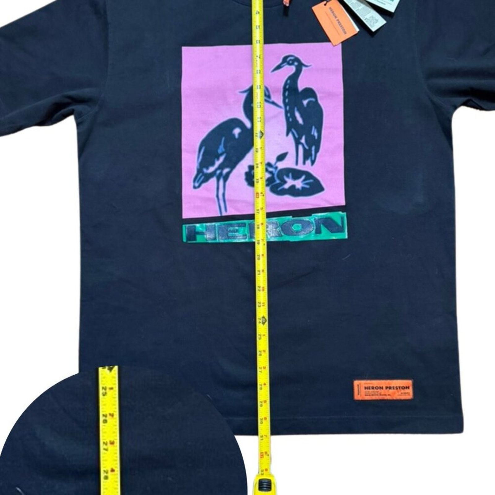 Heron Preston Heron Preston Black Nightshift S/S T-Shirt - Medium Size US M / EU 48-50 / 2 - 6 Thumbnail