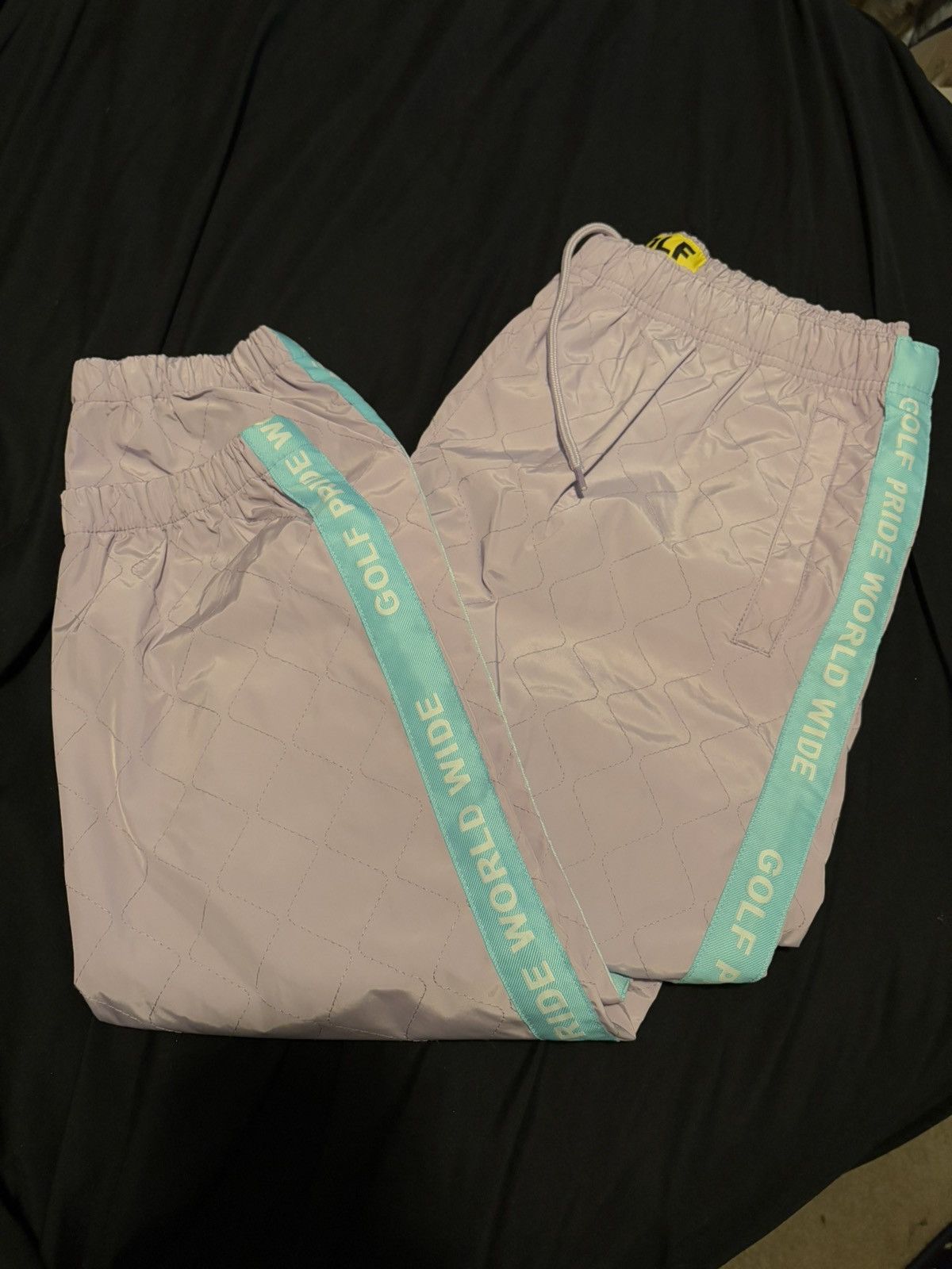 Golf Wang Golf Pride World Wide Purple/Blue Track Pants - Size 32 Size US 32 / EU 48 - 1 Thumbnail