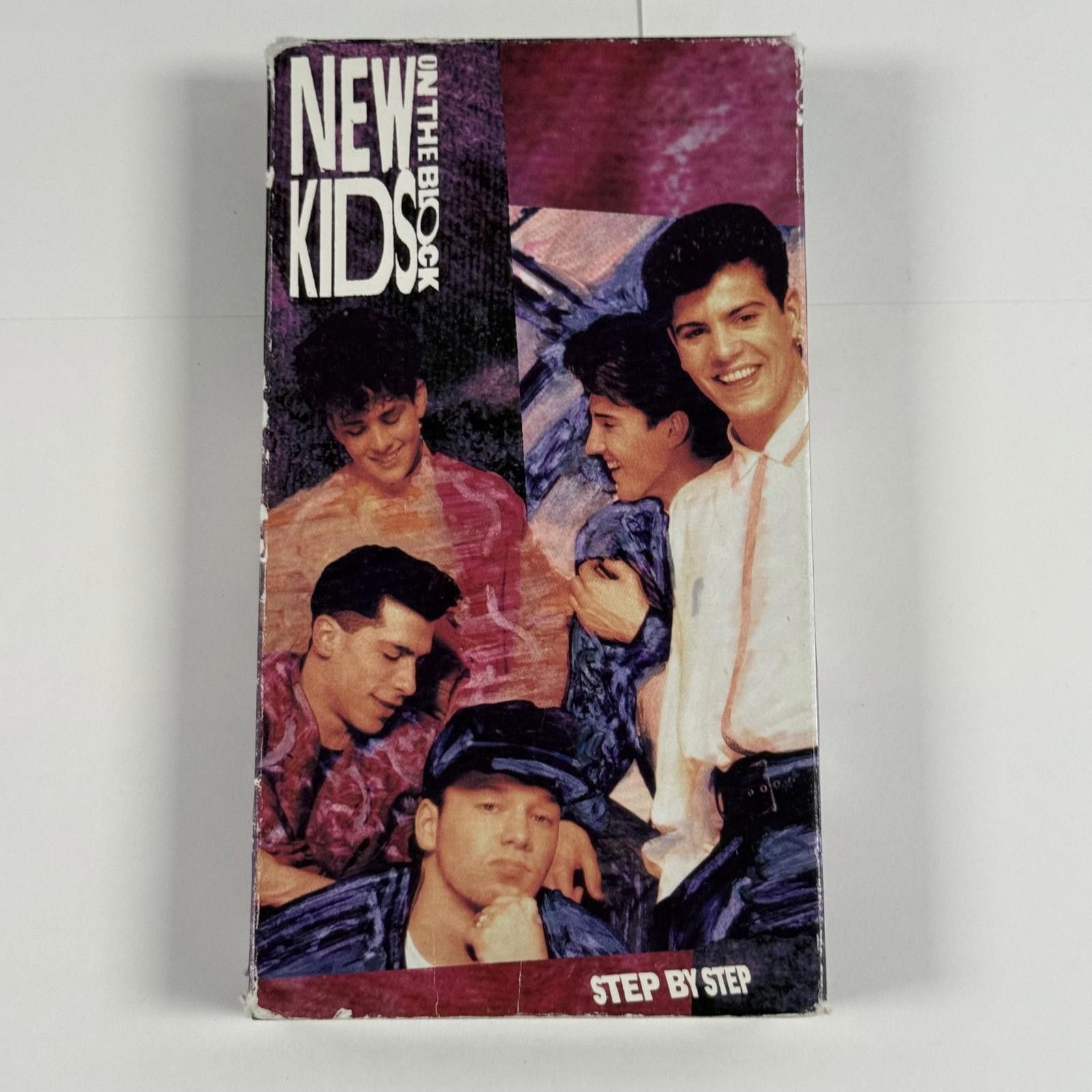 Designer New Kids on the Block Step by Step VHS RARE Original 1990 Size ONE SIZE - 1 Thumbnail