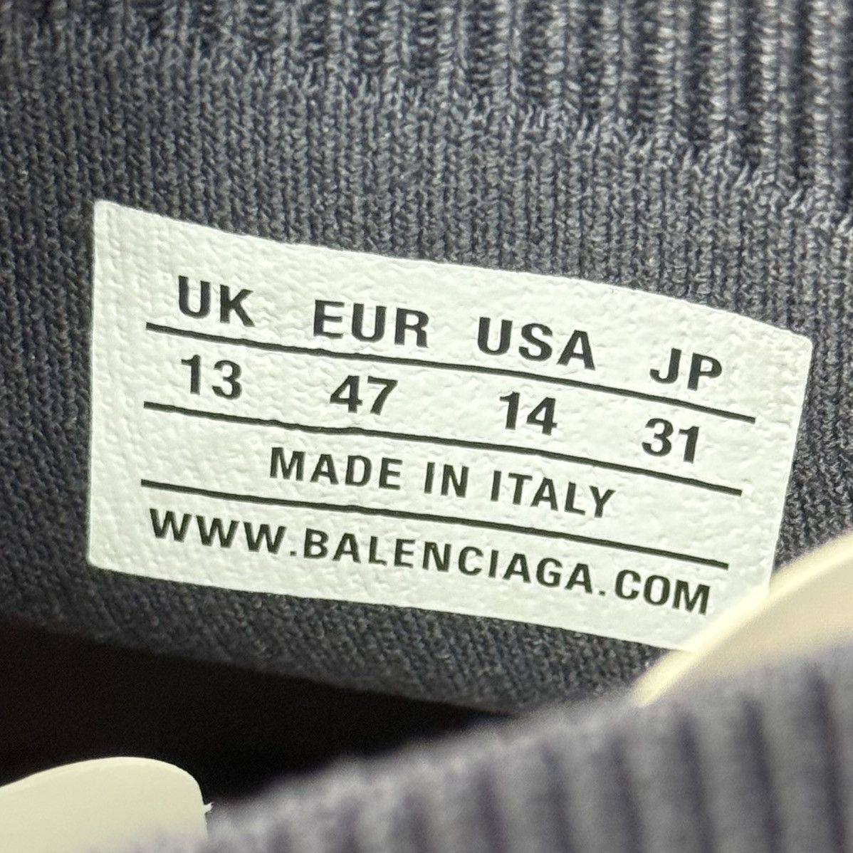 Balenciaga Balenciaga Speed 2.0 Lace Up Trainer Navy Size US 14 / EU 47 - 6 Thumbnail