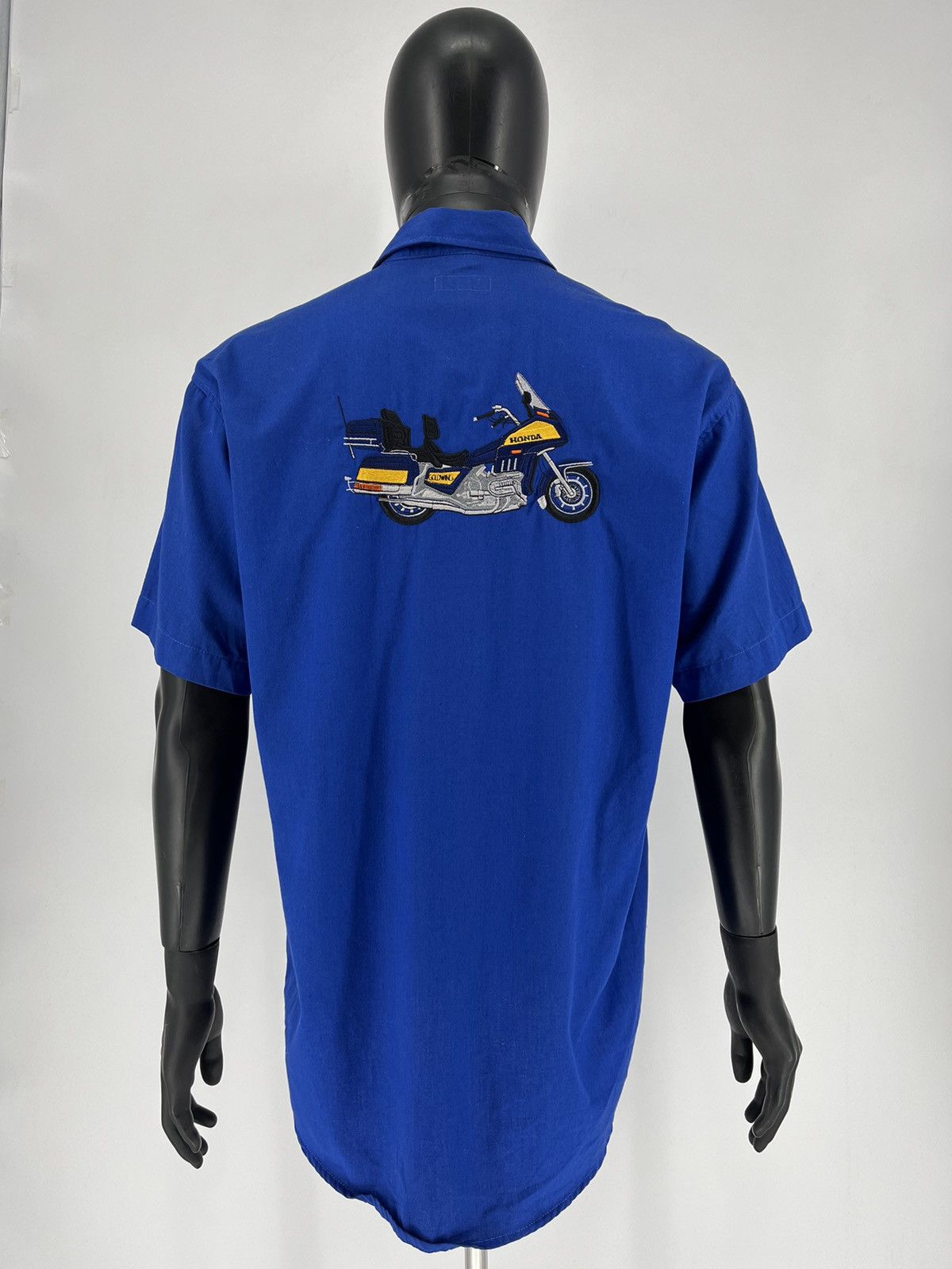 Honda × Japanese Brand Vintage Y2K Honda Button Up Shirt Big Logo Size US L / EU 52-54 / 3 - 8 Thumbnail