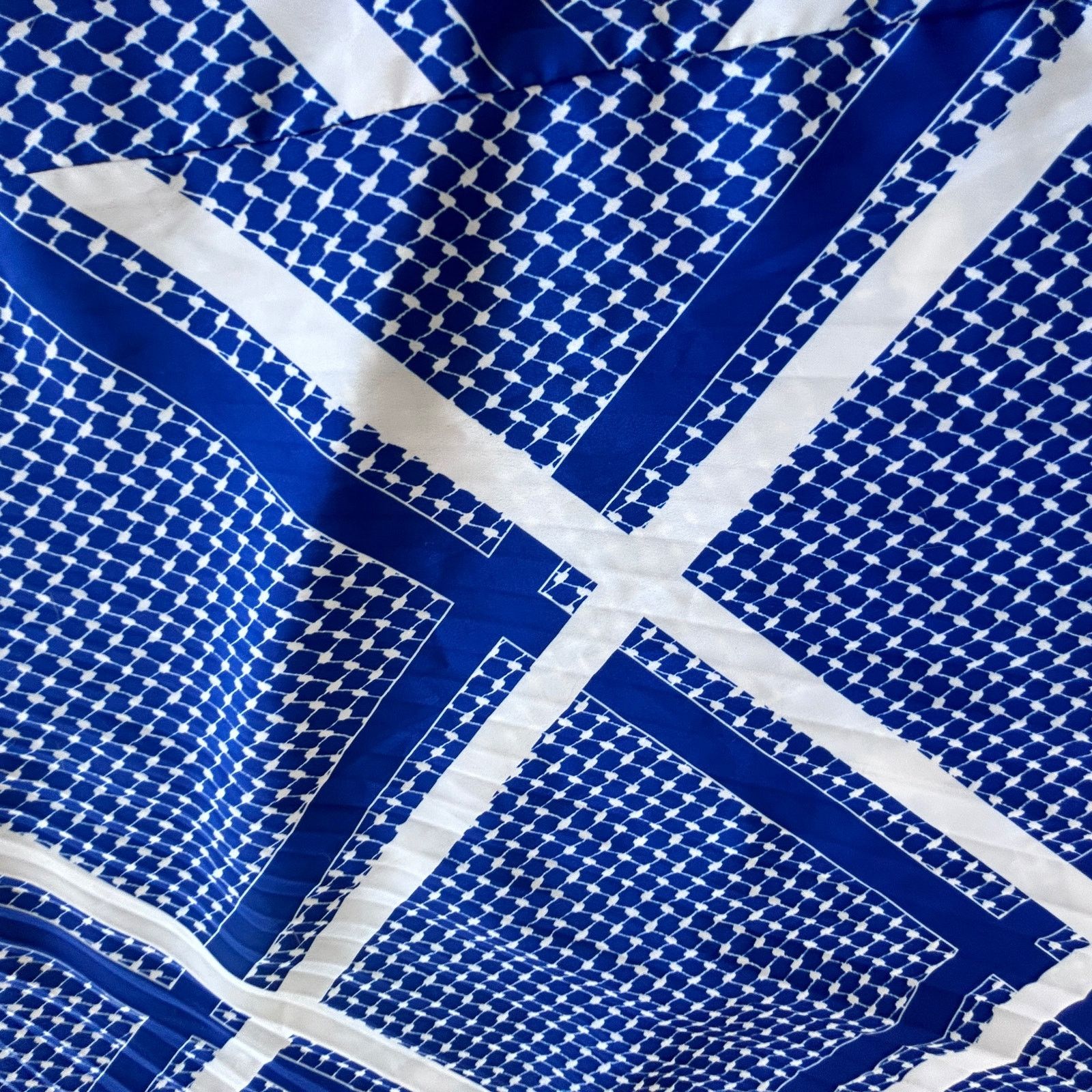 MSGM MSGM Pleated Skirt 42 8 US Blue White Plaid Avant Garde Twee Size 30" / US 8 / IT 44 - 4 Thumbnail