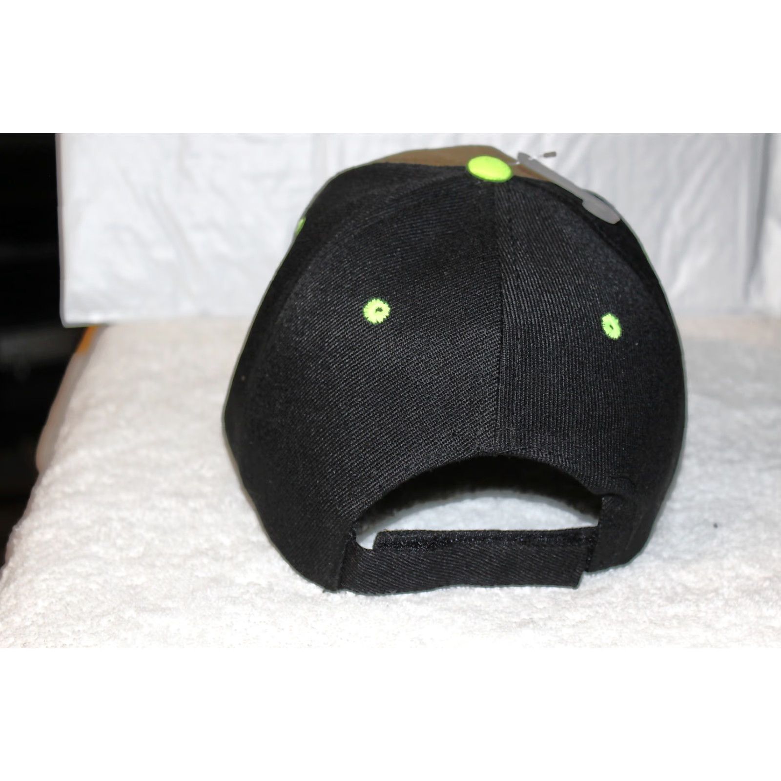 Born VINTAGE TOP BORN TO FISH FORCED TO WORK FISHING BASEBALL CAP Adjustable Black Camo Mens Size ONE SIZE - 2 Thumbnail