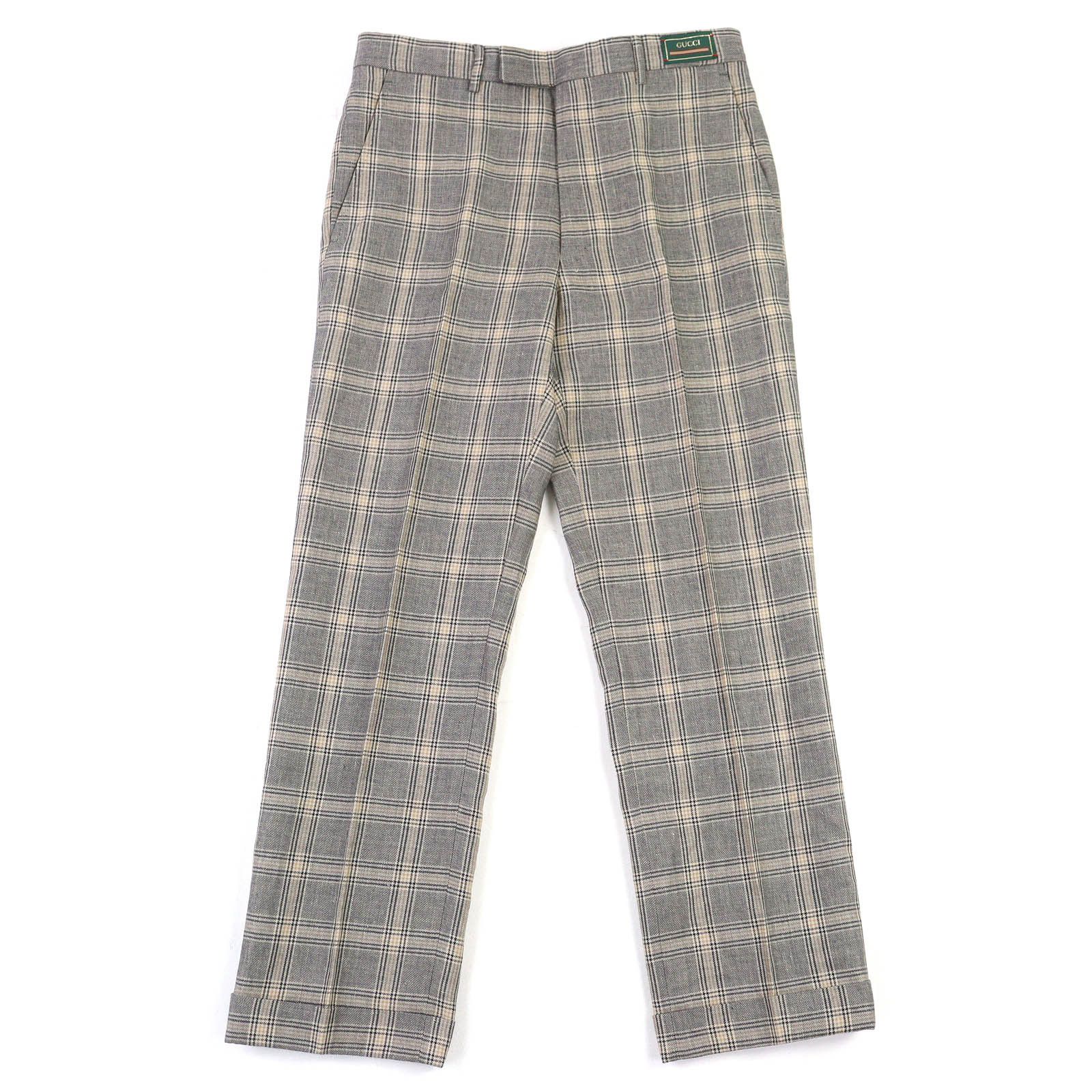Gucci Gucci Gucci Glen Check Pants Others Pants 707294 DUTY FREE for USA Size ONE SIZE - 1 Thumbnail