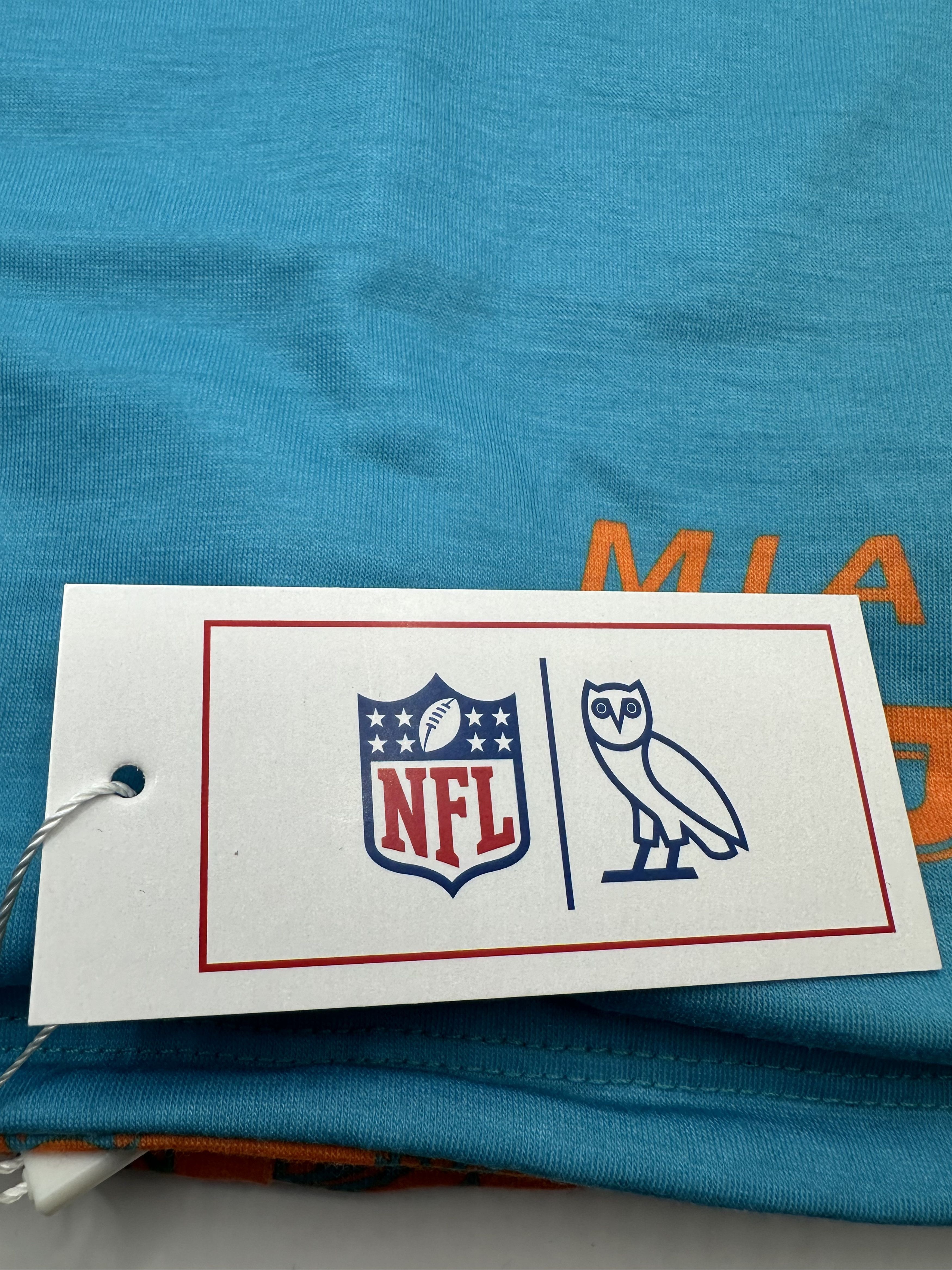 NFL × October's Very Own OVO x NFL Miami Dolphins Neck Gaiter - new with tags RARE Size ONE SIZE - 5 Thumbnail