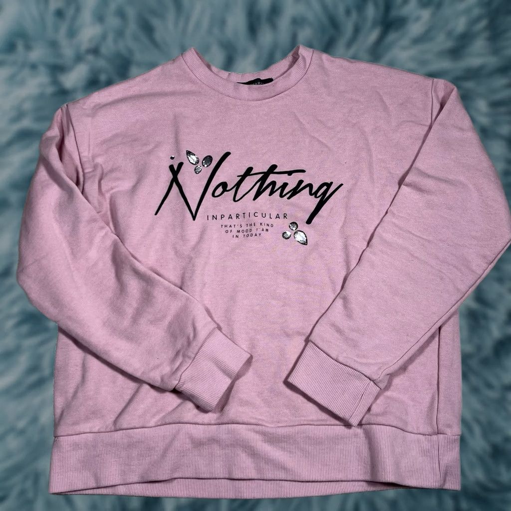Primark Primark Sweatshirt Women Pink Crew Neck Size 6 Activewear Pullover Size M / US 6-8 / IT 42-44 - 1 Thumbnail