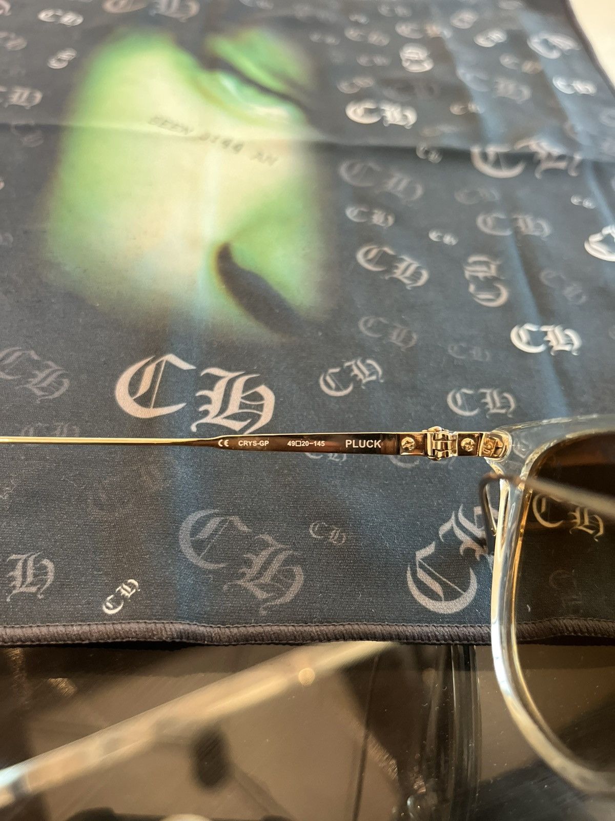 Chrome Hearts Chrome hearts gold tan shades Size ONE SIZE - 4 Thumbnail