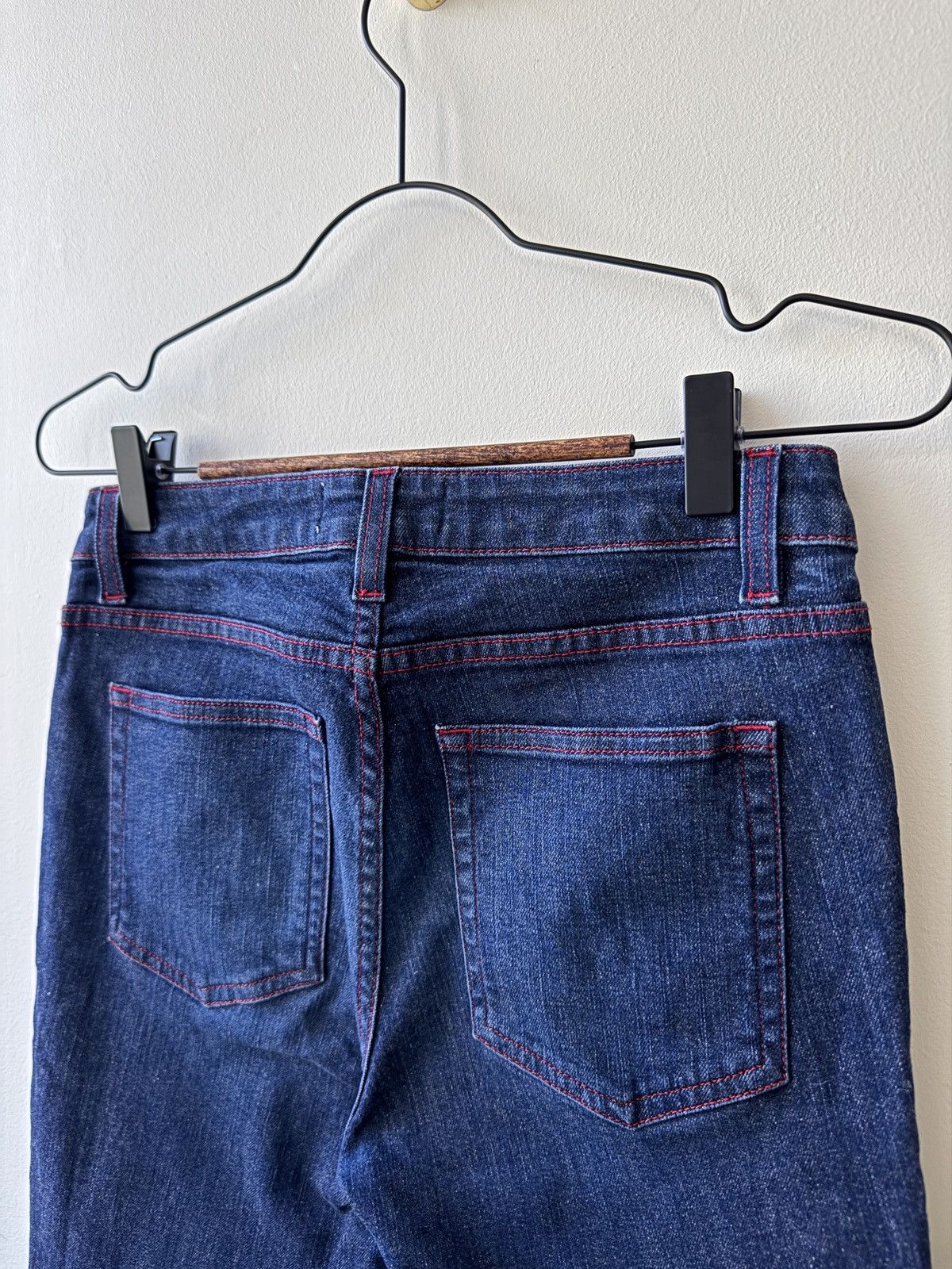 Acne Studios Acne Studios Flex S Red Seam Skinny Jeans Size 27" / US 4 / IT 40 - 6 Thumbnail