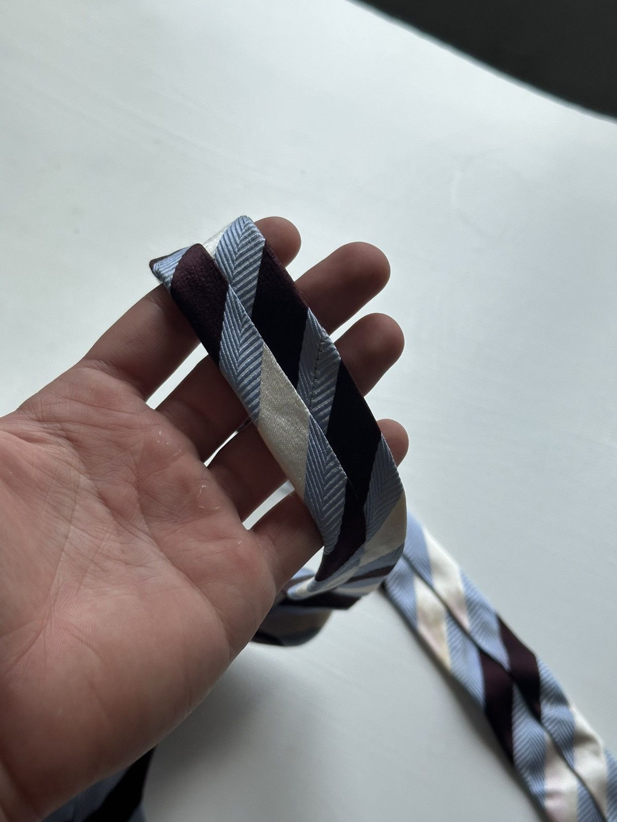 Ermenegildo Zegna × The Tie Bar Ermenegildo Zegna Tie 90s Monogram Cravatca Y2K Calssic Size ONE SIZE - 7 Thumbnail