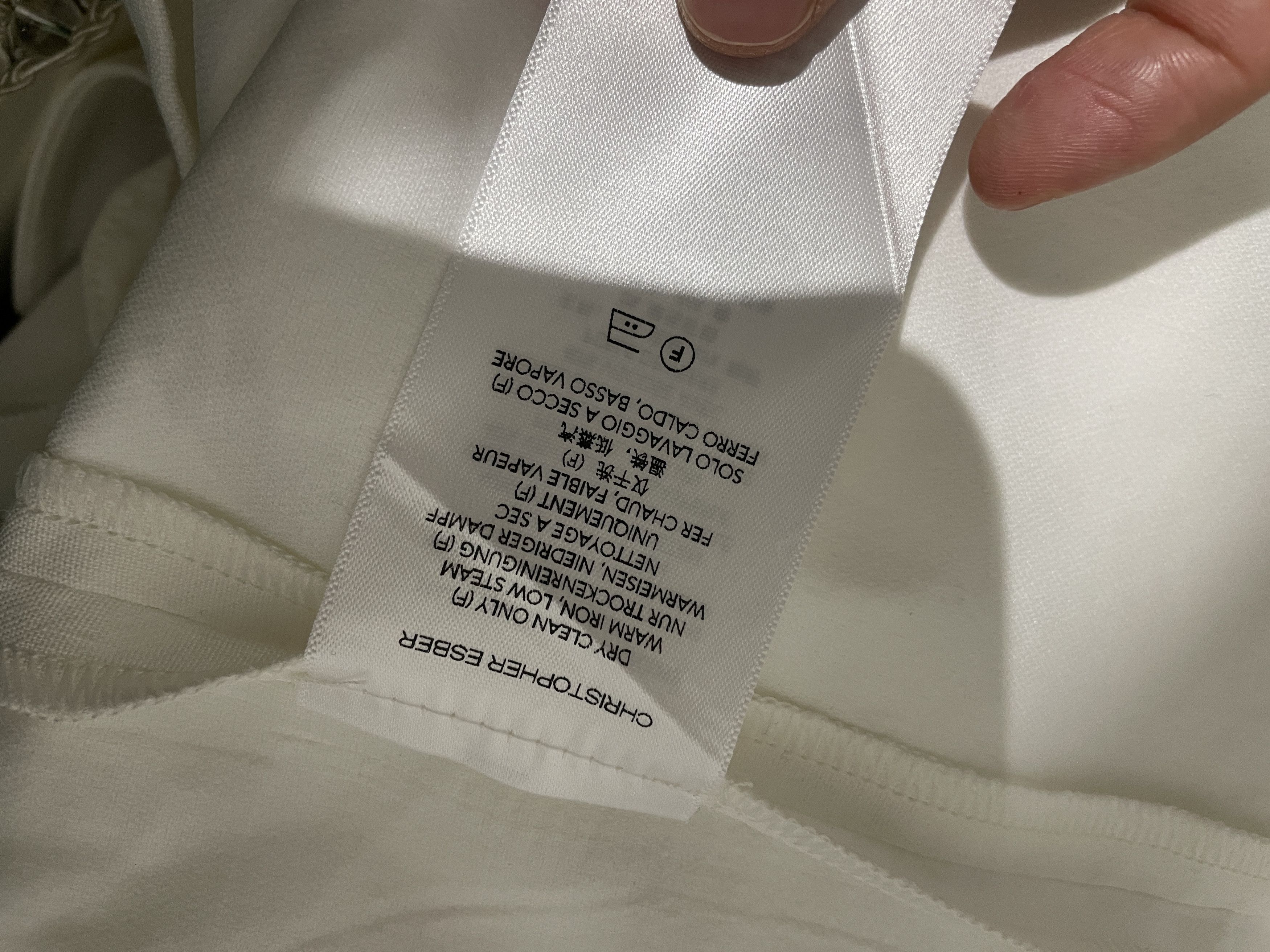 Christopher Esber Beaded Torso Linen Shirt Dress Size S / US 4 / IT 40 - 5 Thumbnail