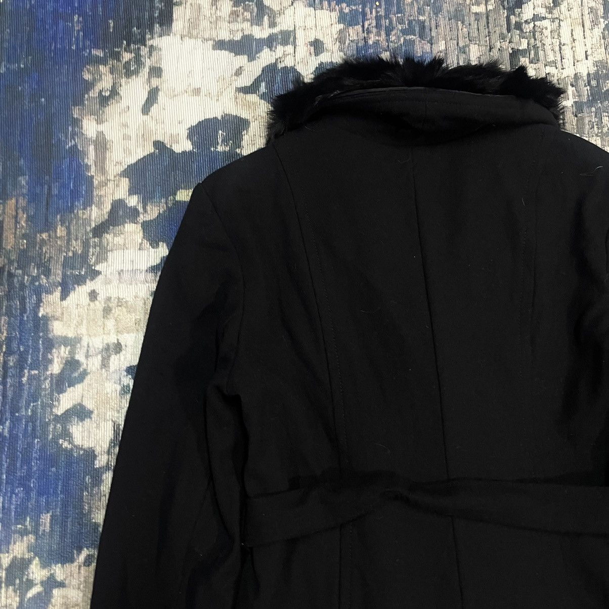 14th Addiction S.R. Gall Tokyo Gothic Punk Fur Coat Button Rick Owens Style Size XS / US 0-2 / IT 36-38 - 13 Thumbnail