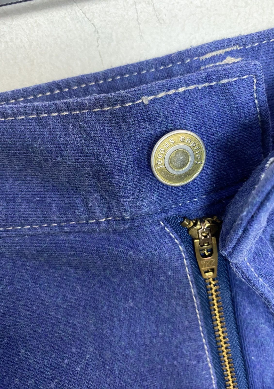 mercibeaucoup Mercibeaucoup Jevous Enprie Issey Miyake Denim Baggy Rise 32 Size 32" / US 10 / IT 46 - 7 Thumbnail