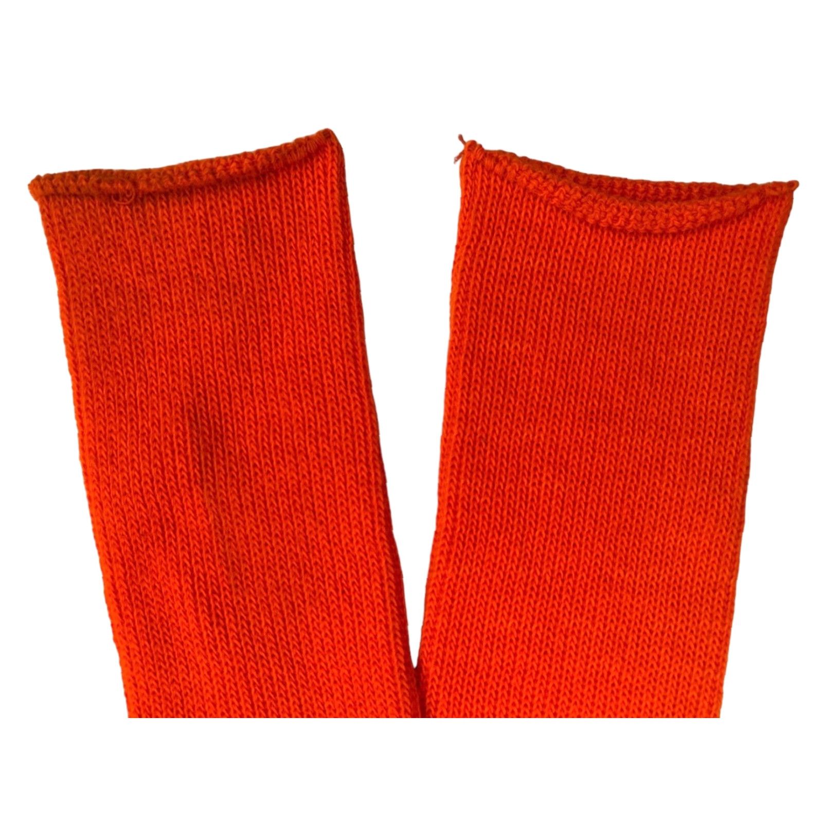 Vintage VINTAGE Twin City Socks ORLON Knee High 80s Orange NOS NWOT Deadstock Men OS-R One Size Size ONE SIZE - 6 Thumbnail