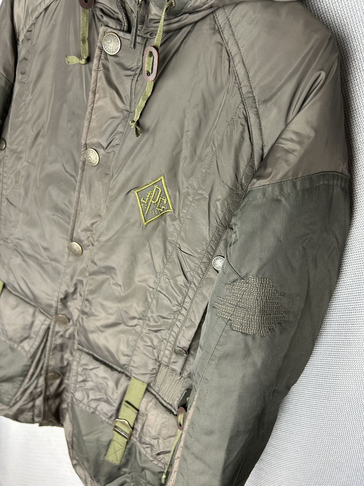 Jean Paul Gaultier Vintage Jean Paul Gaultier JPG Logo Nylon Parka Jacket Coat Size US L / EU 52-54 / 3 - 17 Thumbnail