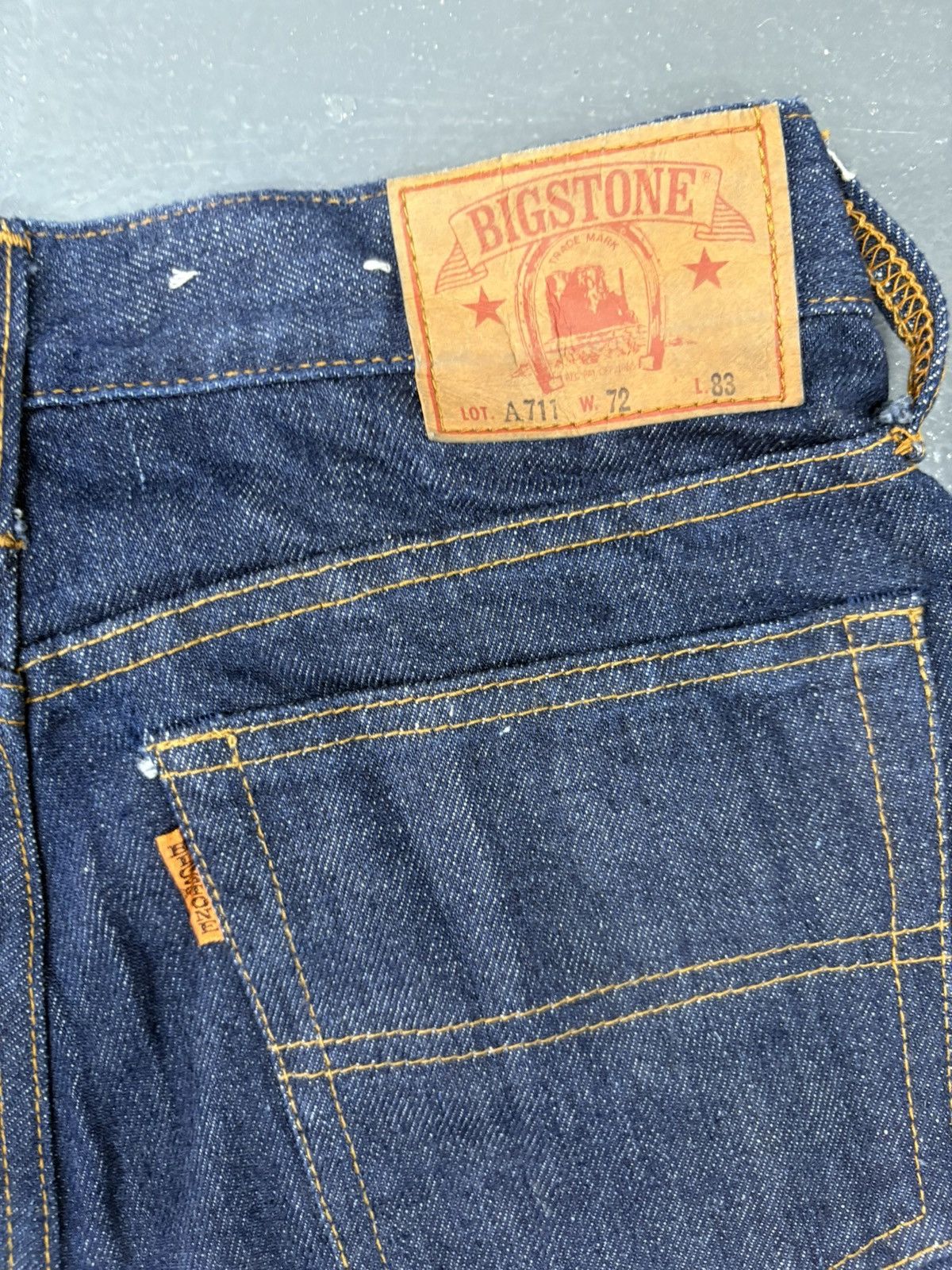Japanese Brand × Vintage Vintage bigstone A711 flared denim Size US 28 / EU 44 - 4 Thumbnail