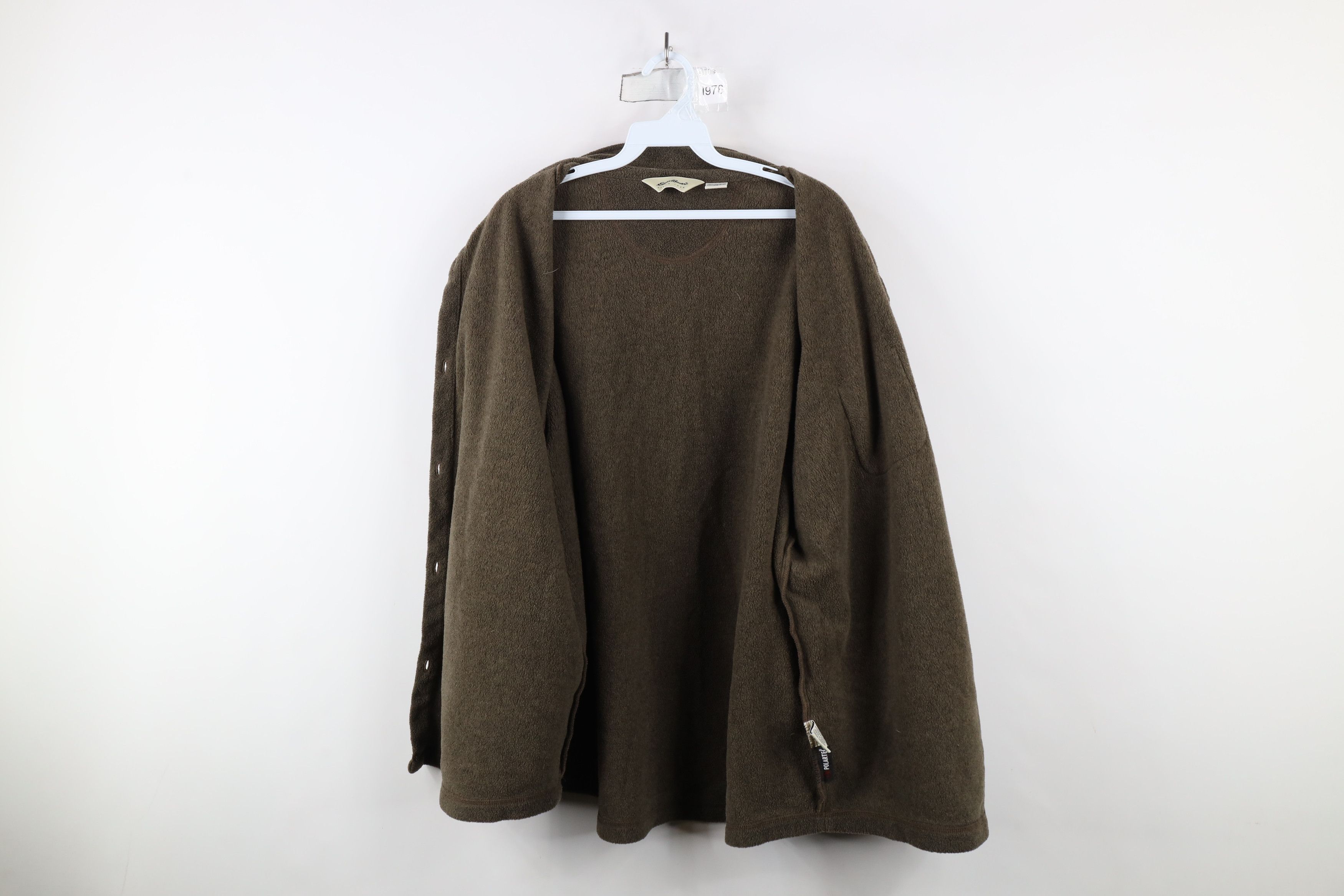 Eddie Bauer × Vintage Vintage 90s Eddie Bauer Fleece Button Shirt Jacket Jac Shirt Size XL / US 12-14 / IT 48-50 - 8 Thumbnail