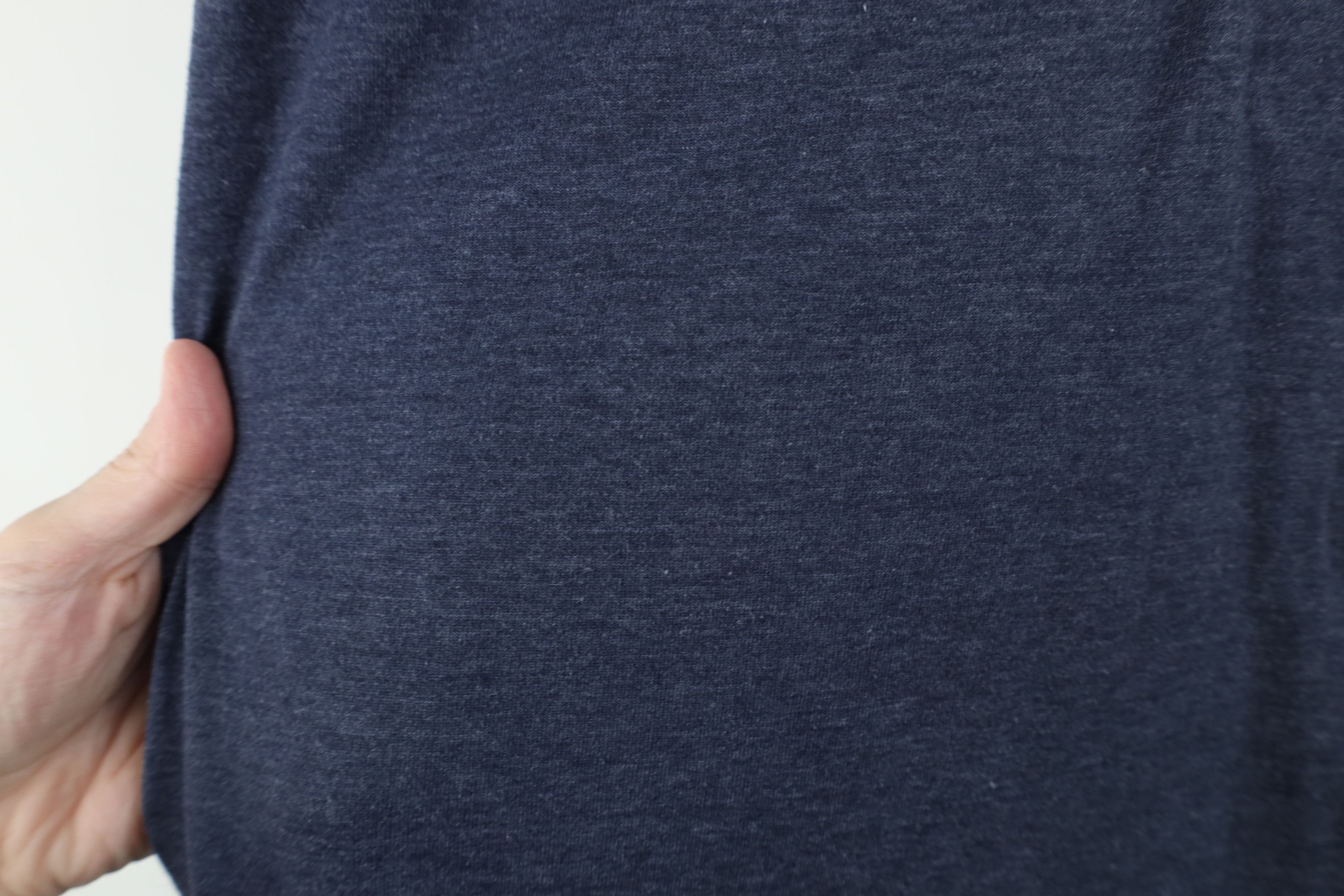 Vintage Vintage 90s Streetwear Blank Long Sleeve Henley T-Shirt Blue Size US XXL / EU 58 / 5 - 6 Thumbnail