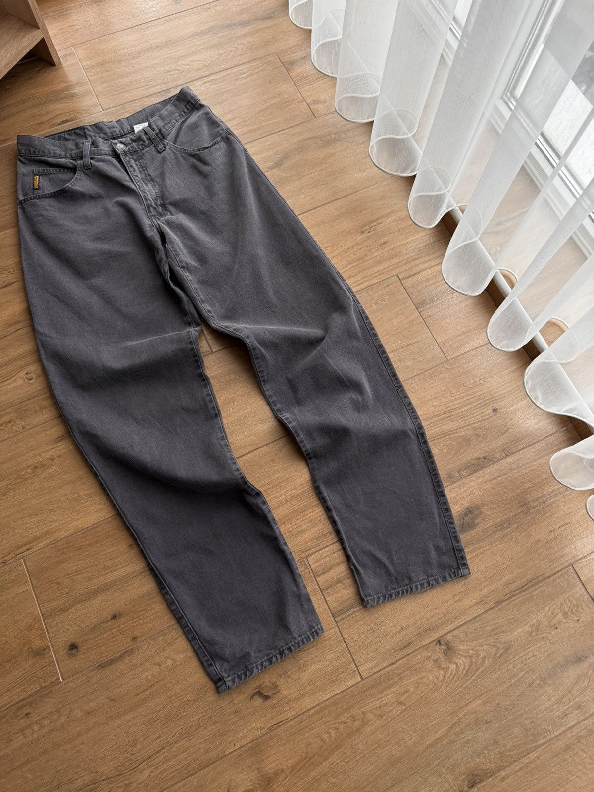 Armani × Vintage Vintage Armani Jeans Grey Baggy Japanese Streetwear Pants Size US 30 / EU 46 - 3 Thumbnail