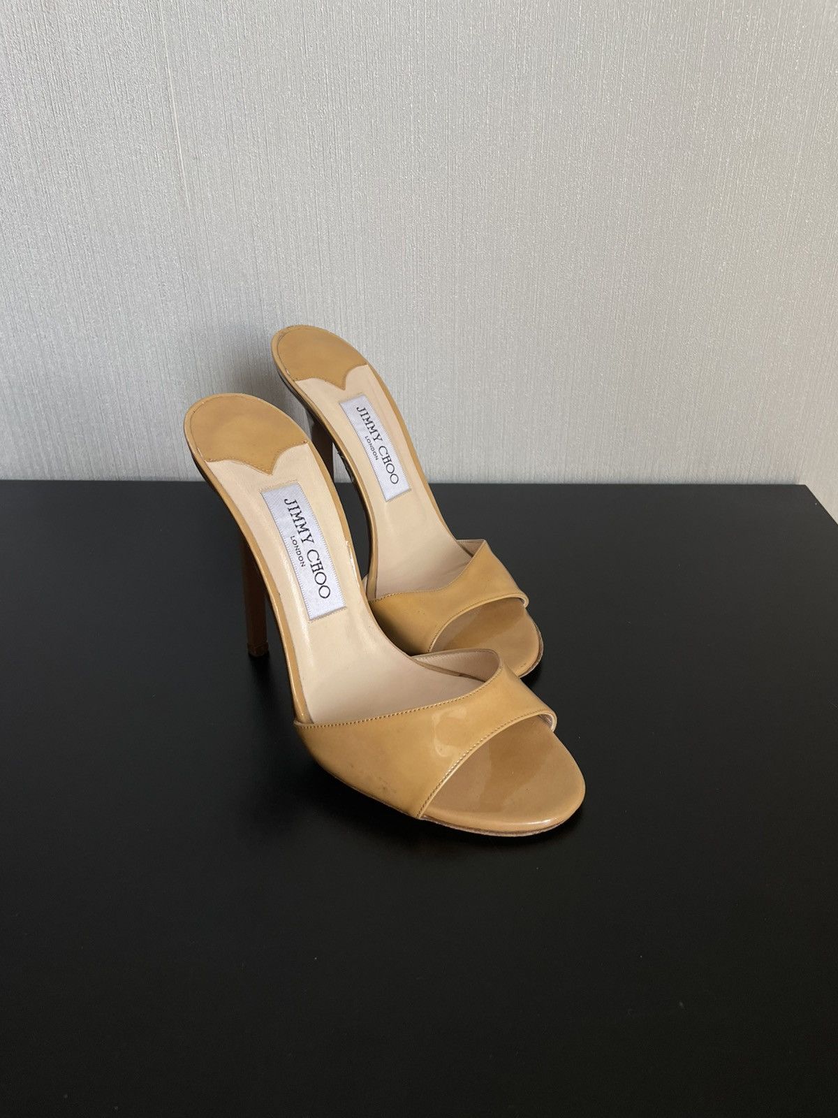 Size 7.5 / 37.5 hotsell Jimmy Choo Nude Leather