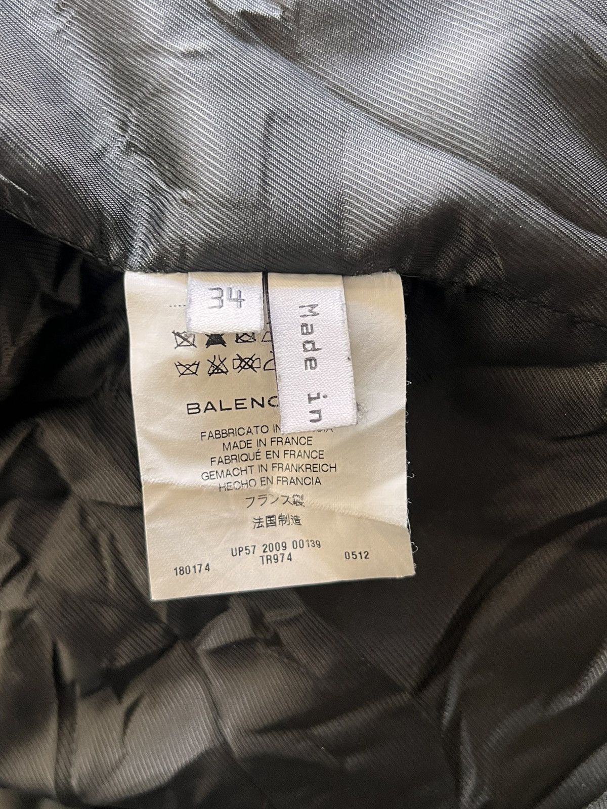 Balenciaga BALENCIAGA NAVY_BLUE MOTO LEATHER JACKET Size XXS / US 00 / IT 34 - 6 Thumbnail