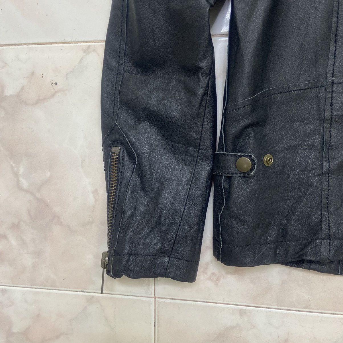 Japanese Brand Urban Functional On The Road Bikers Cafe Racer Leather Size US XS / EU 42 / 0 - 8 Thumbnail