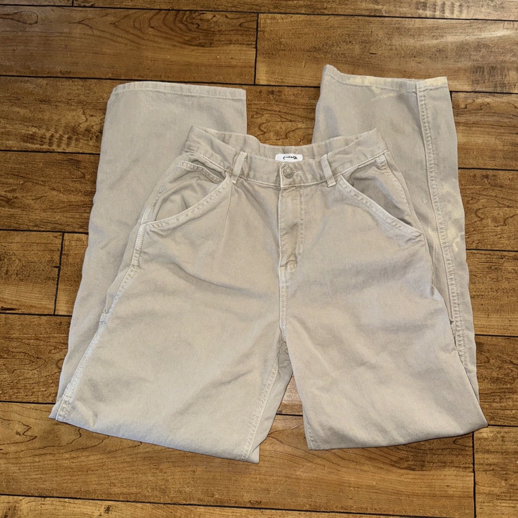 Garage Garage Carpenter Pants Women’s Tan Size 124x32 Measured Skater Baggy Size 25" / US 0 / IT 36 - 3 Thumbnail