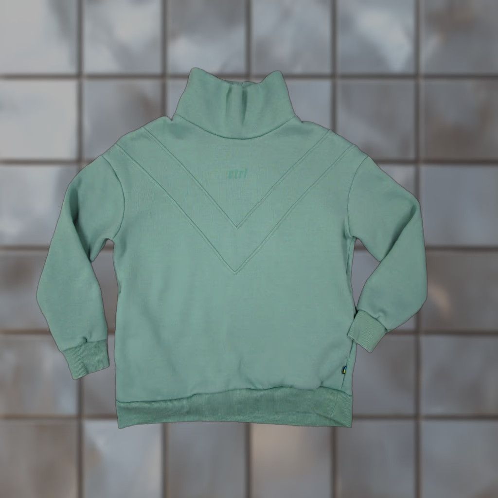 Vintage Ctrl Sweatshirt Women Small Green Vega High Neck Pullover Made in Ukraine Size S / US 4 / IT 40 - 1 Thumbnail