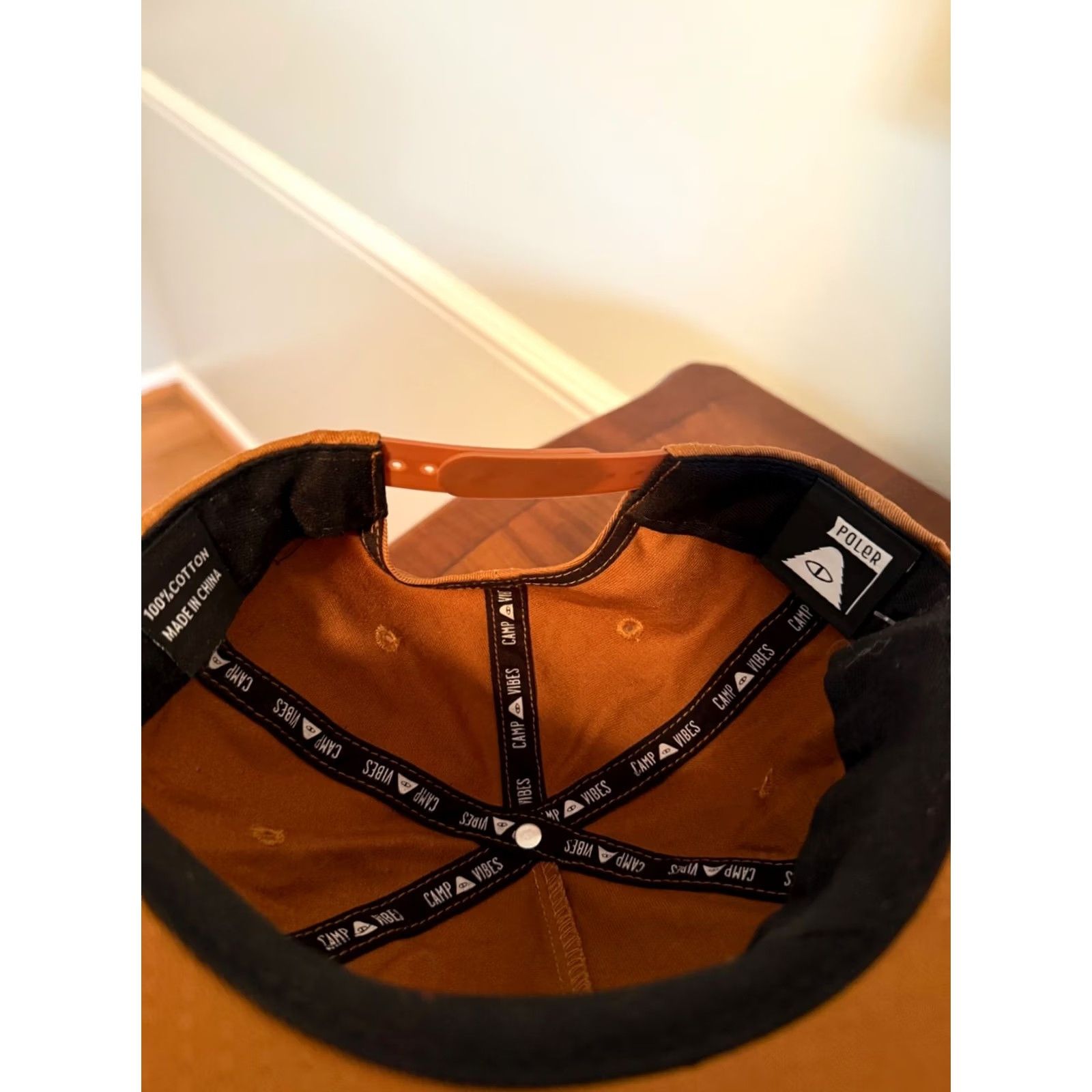 Poler Poler Summit Camp Vibes Trucker Snap Back Outdoor Black Hat/Cap Size ONE SIZE - 5 Thumbnail