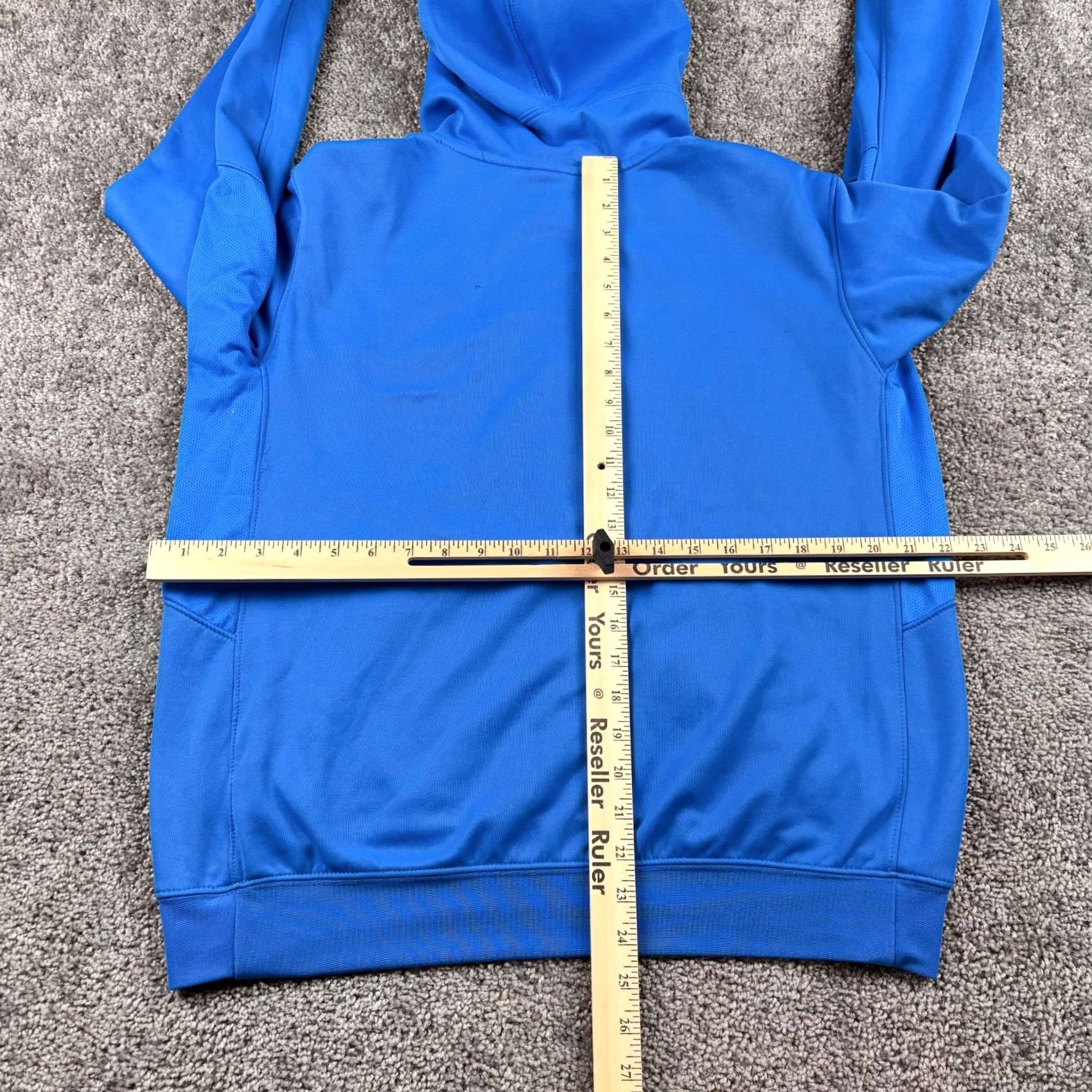 Nike Nike Elite Hoodie Mens M Blue Pullover Sweatshirt Basketball Therma Fit Elite Hooded Lined Moisture Wicking Pockets Logo Regular"] Size US M / EU 48-50 / 2 - 6 Thumbnail