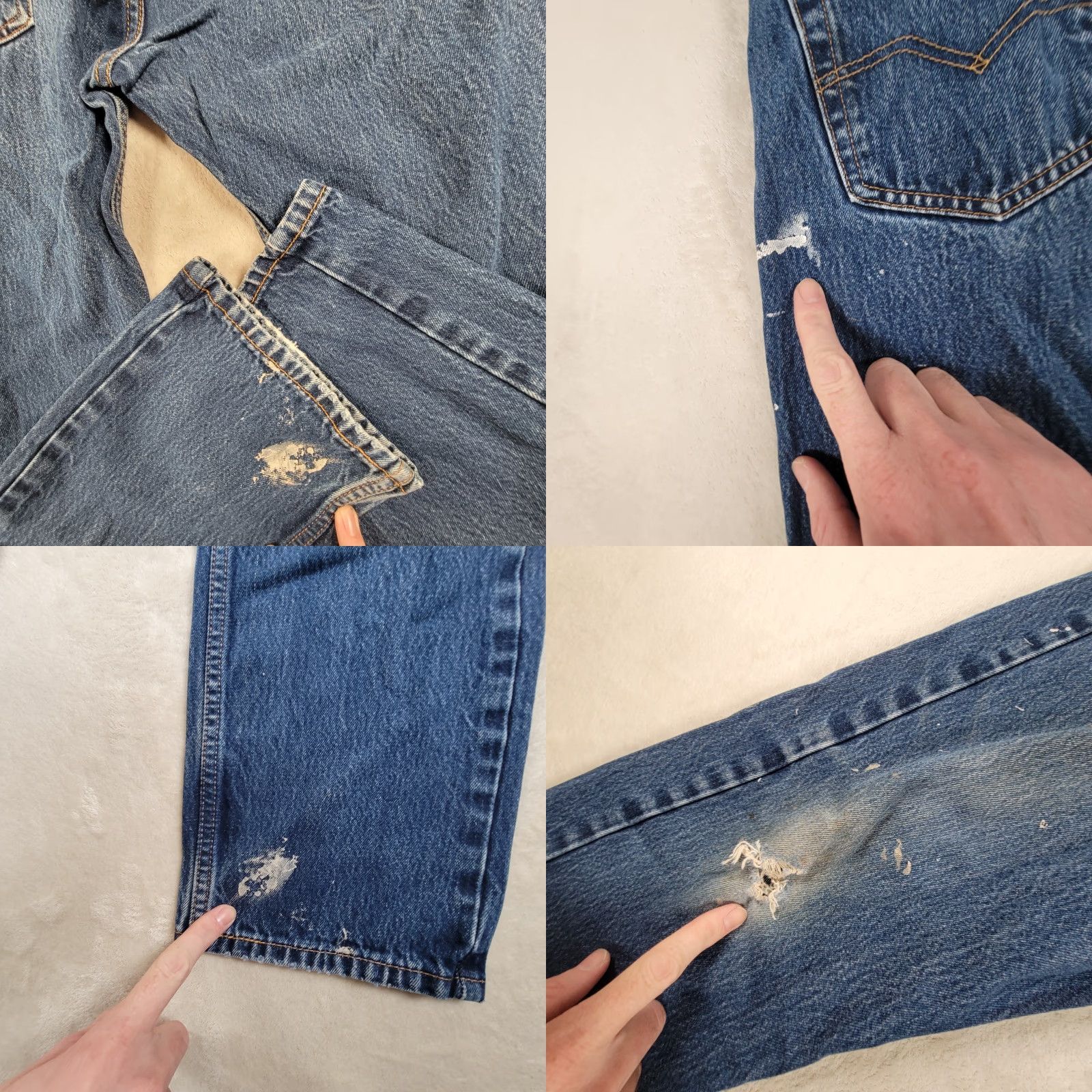 Levi's Levi's Jeans Men 34x30 505 Blue Denim Straight Regular 5-Pocket N/A Size US 34 / EU 50 - 8 Thumbnail